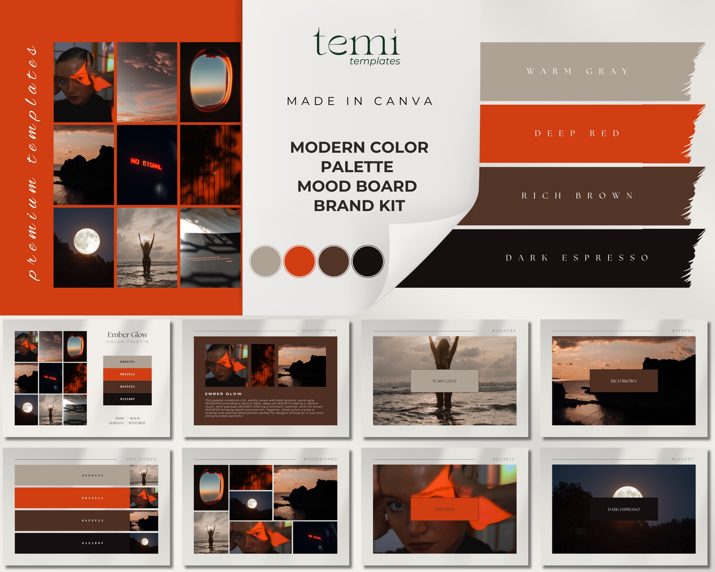 Ember Glow Digital Color Palette