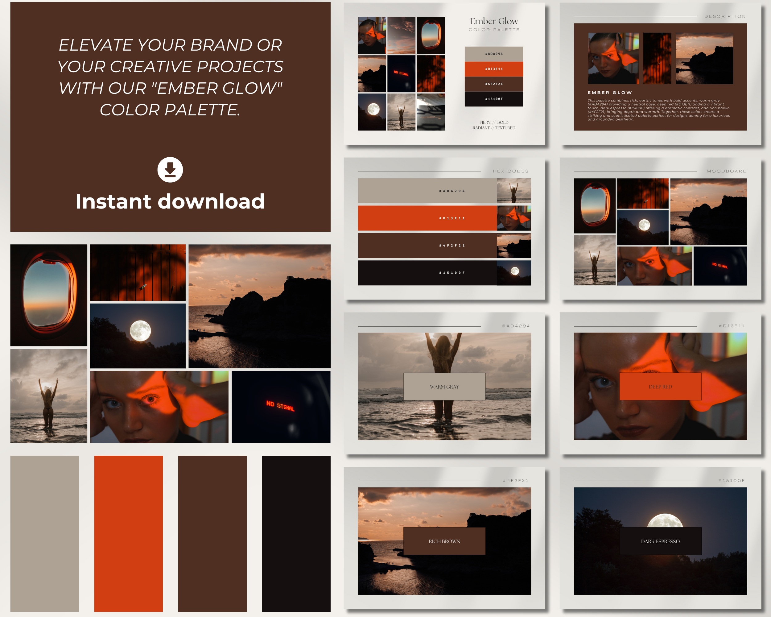 Ember Glow Digital Color Palette