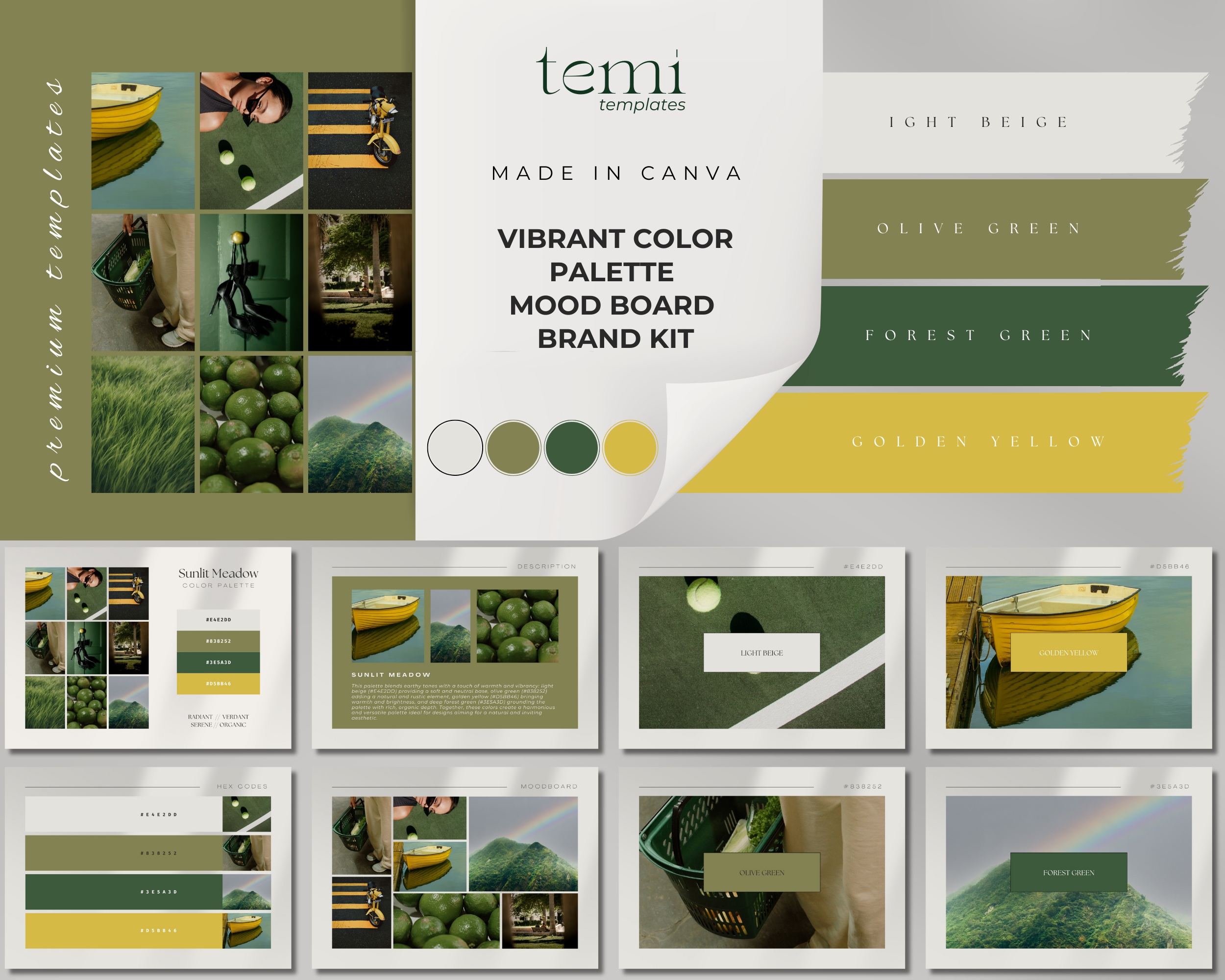 Sunlit Meadow Digital Color Palette