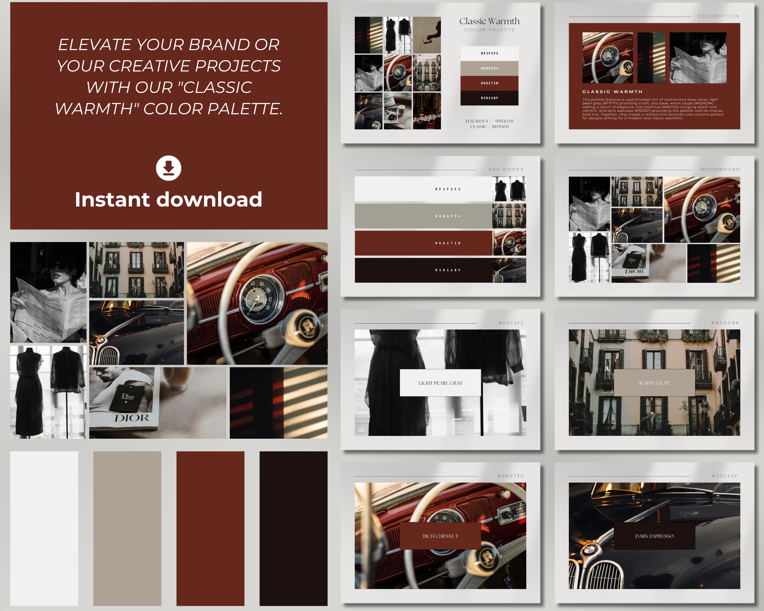Classic Warmth Digital Color Palette