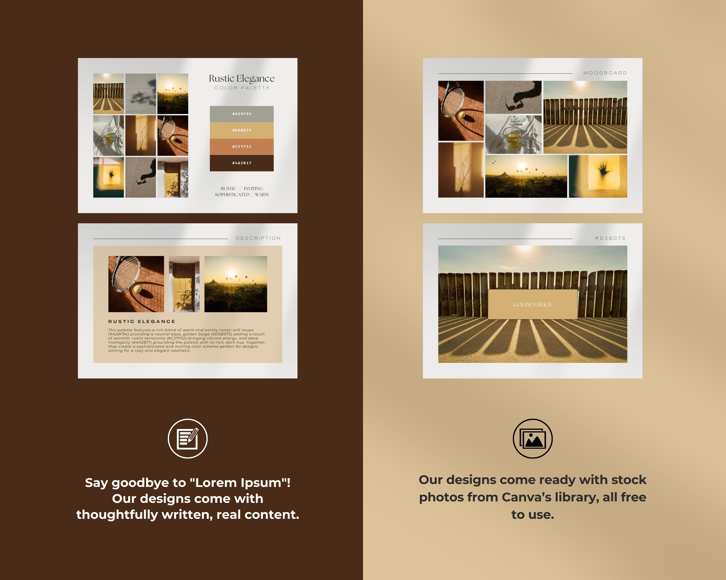 Warm Earth Tones Digital Color Palette 