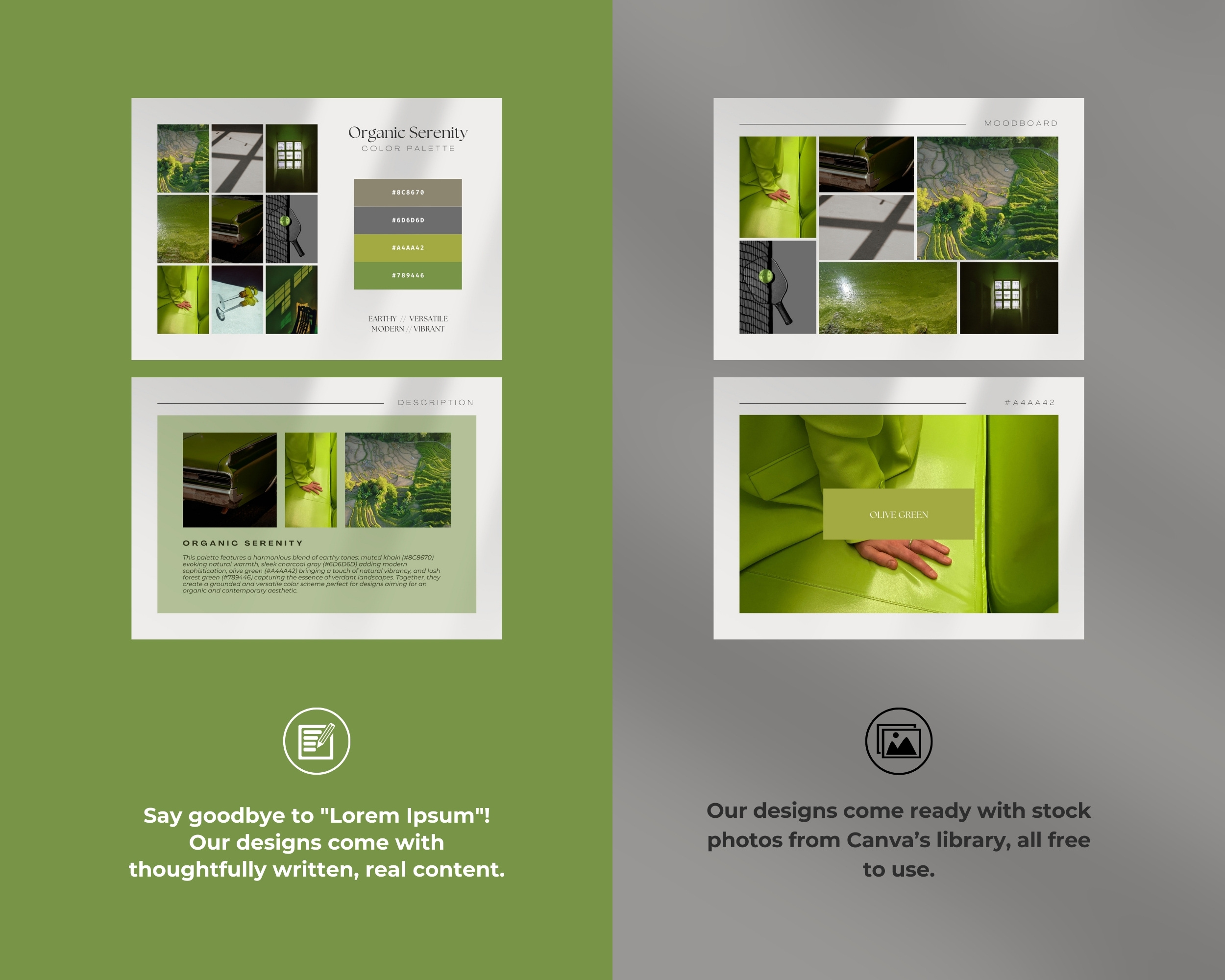 Organic Serenity Digital Color Palette