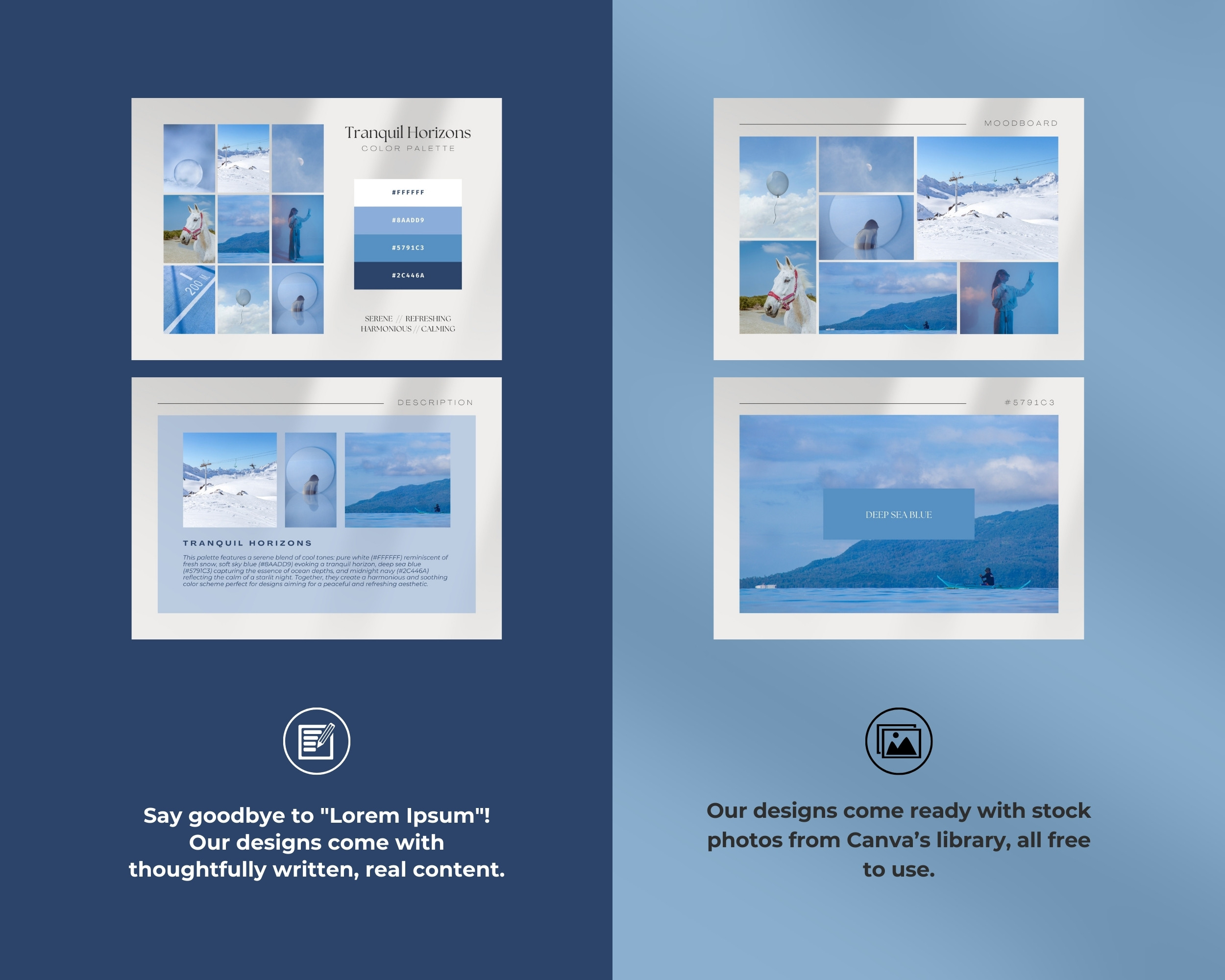 Tranquil Horizons Digital Color Palette