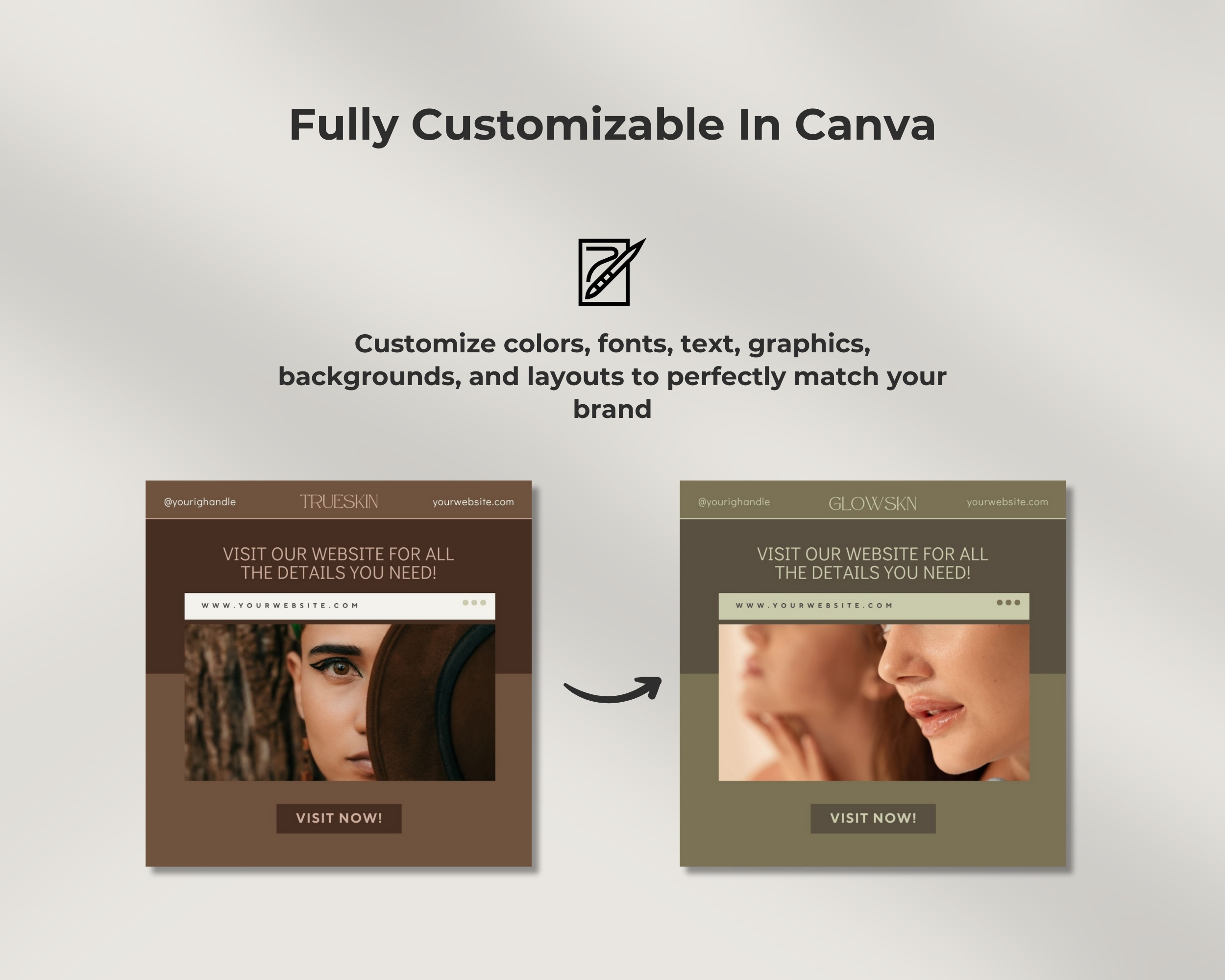 50 Ready-To-Post Injectables Clinic Instagram Post Templates