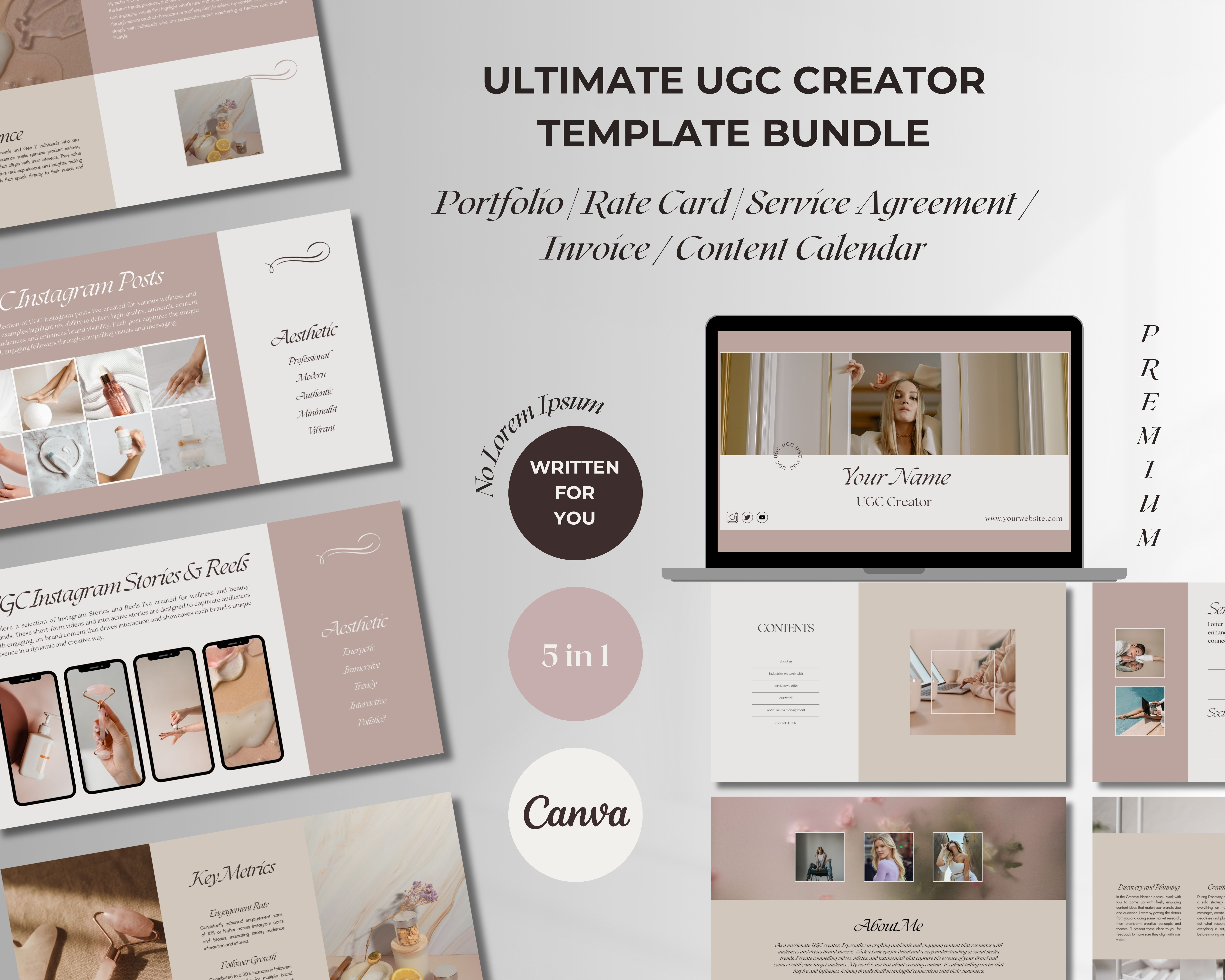 Ultimate UGC Creator Template Bundle | Essential Toolkit