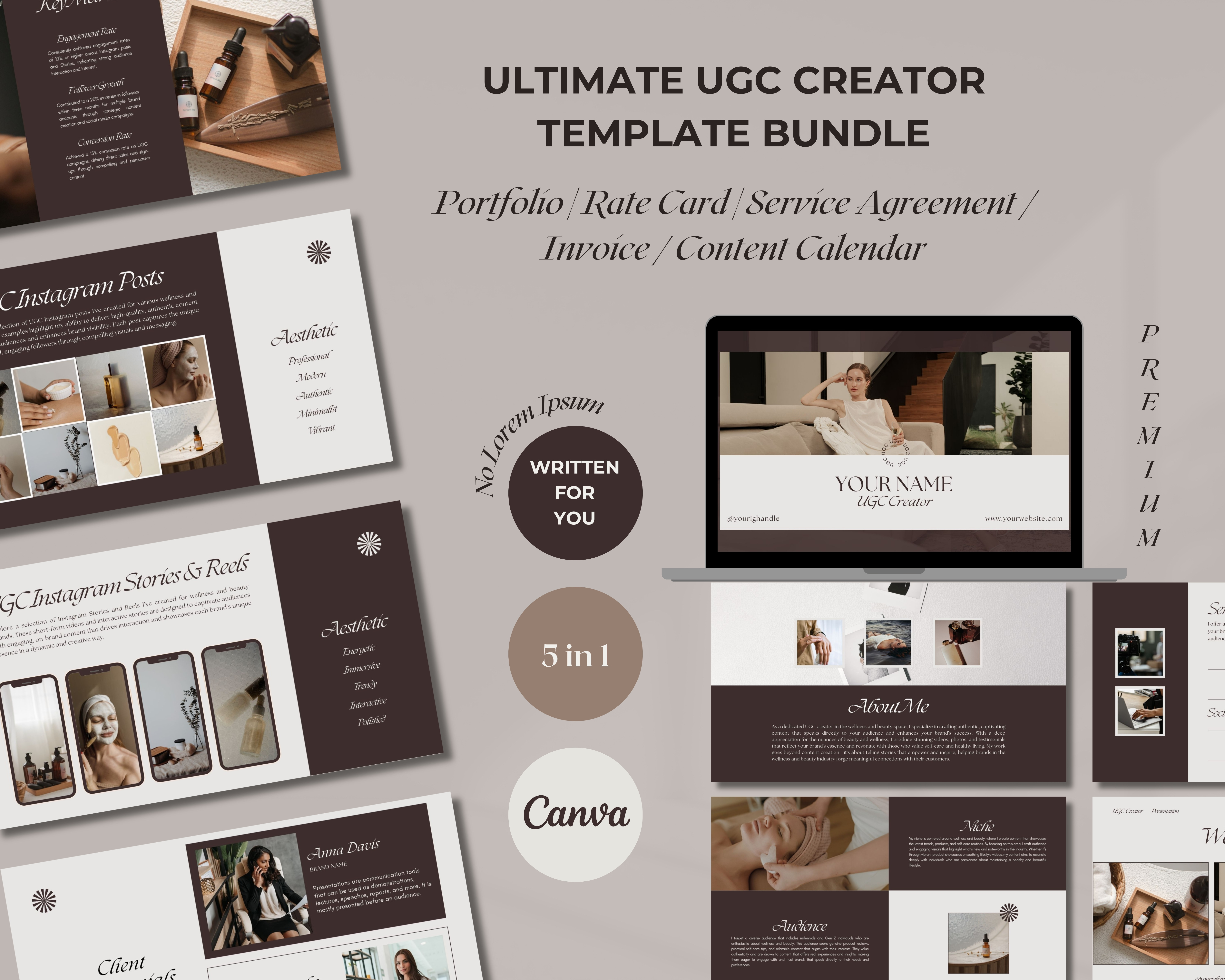 Ultimate UGC Creator Template Bundle | Essential Toolkit