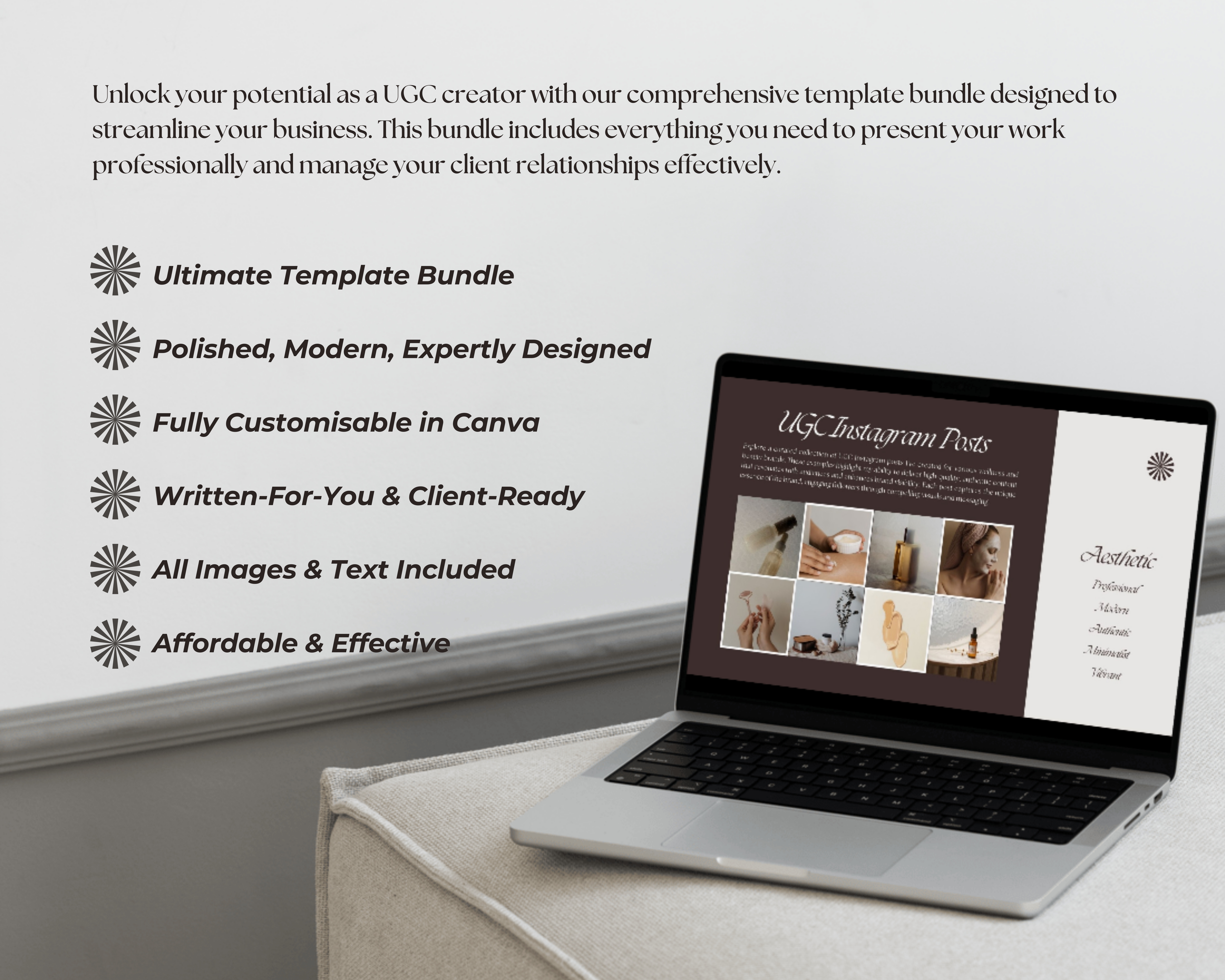 Ultimate UGC Creator Template Bundle | Essential Toolkit