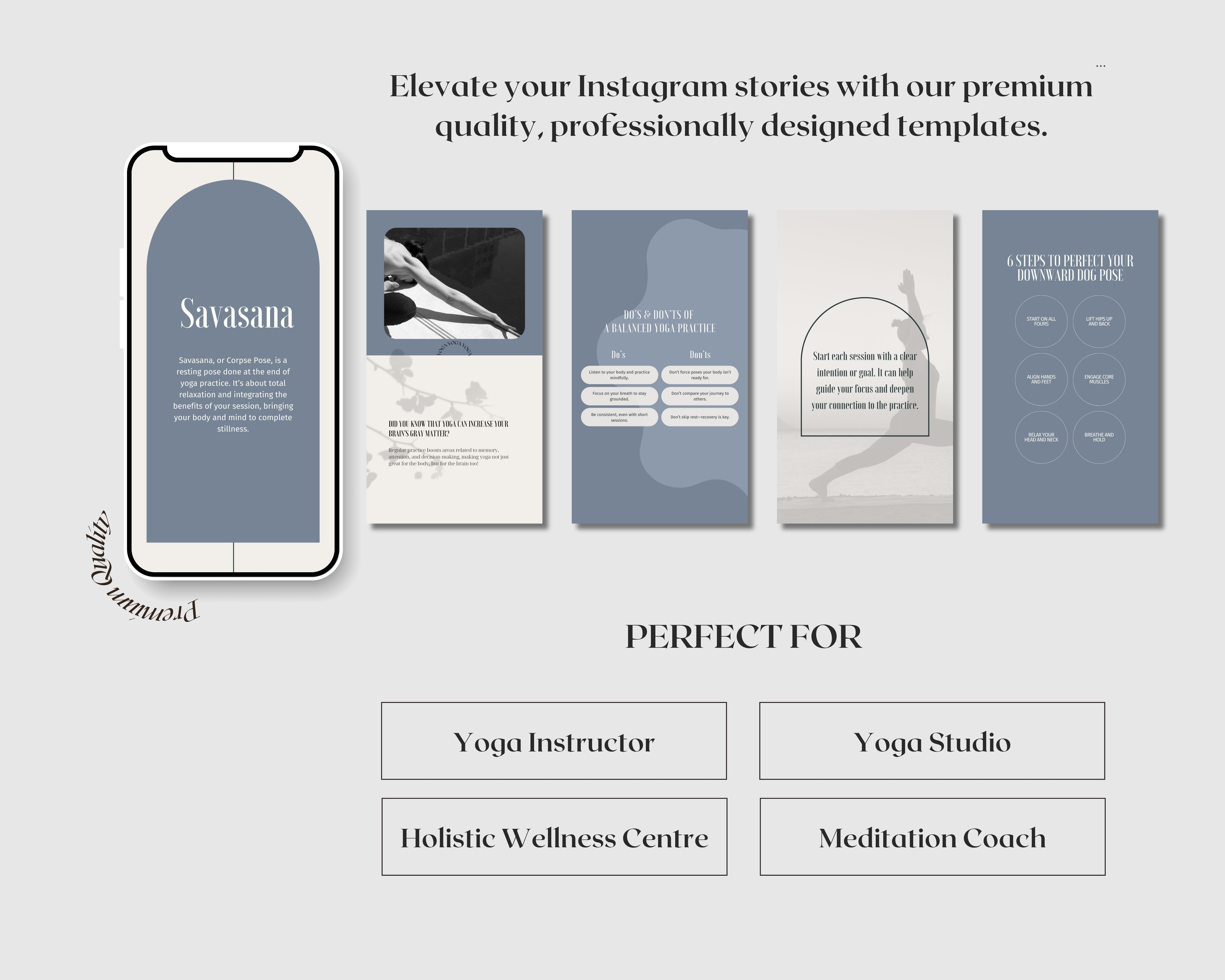 50 Instagram Story Templates For Yoga Instructors