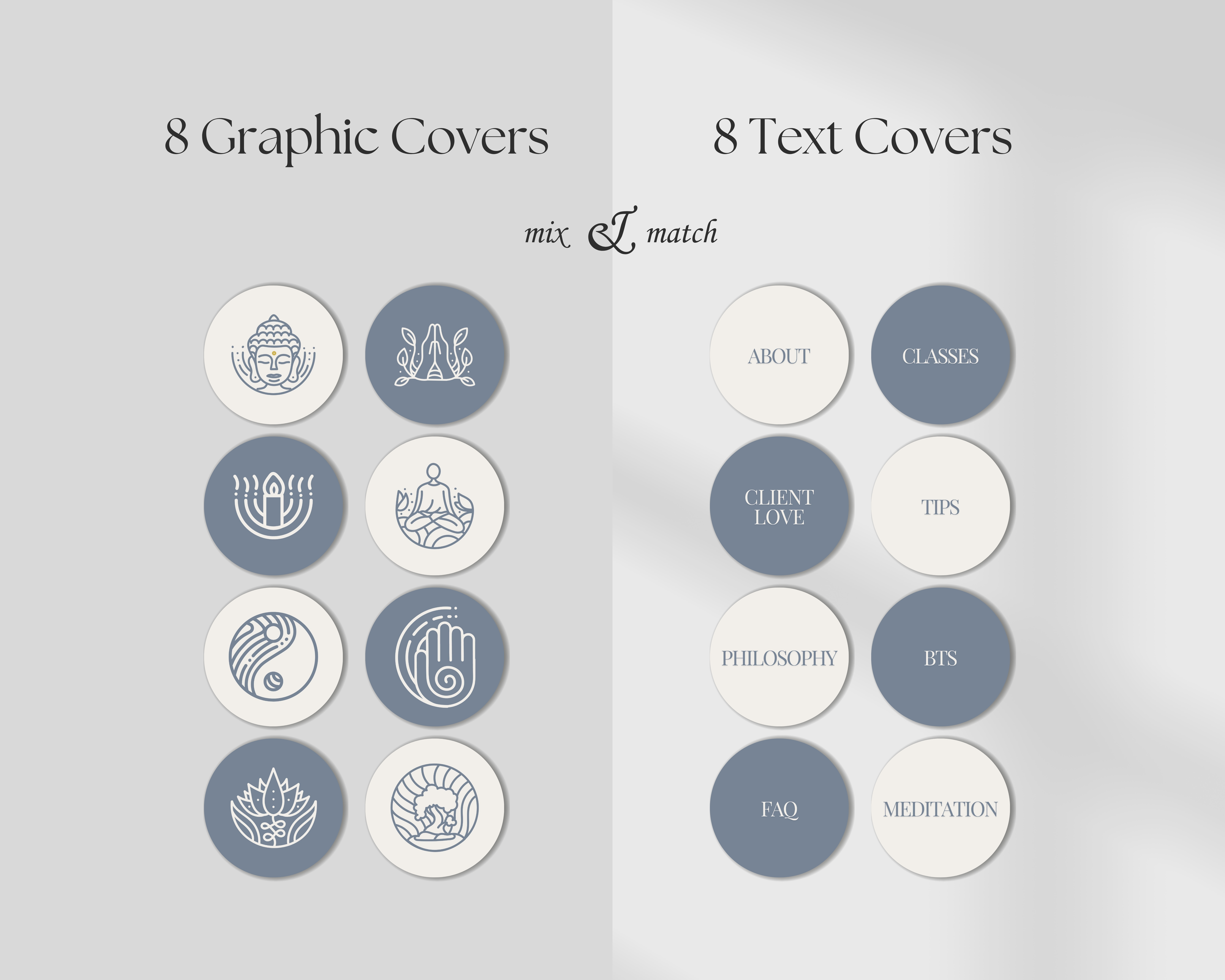 16 Instagram Story Highlight Covers for Yoga Instructors