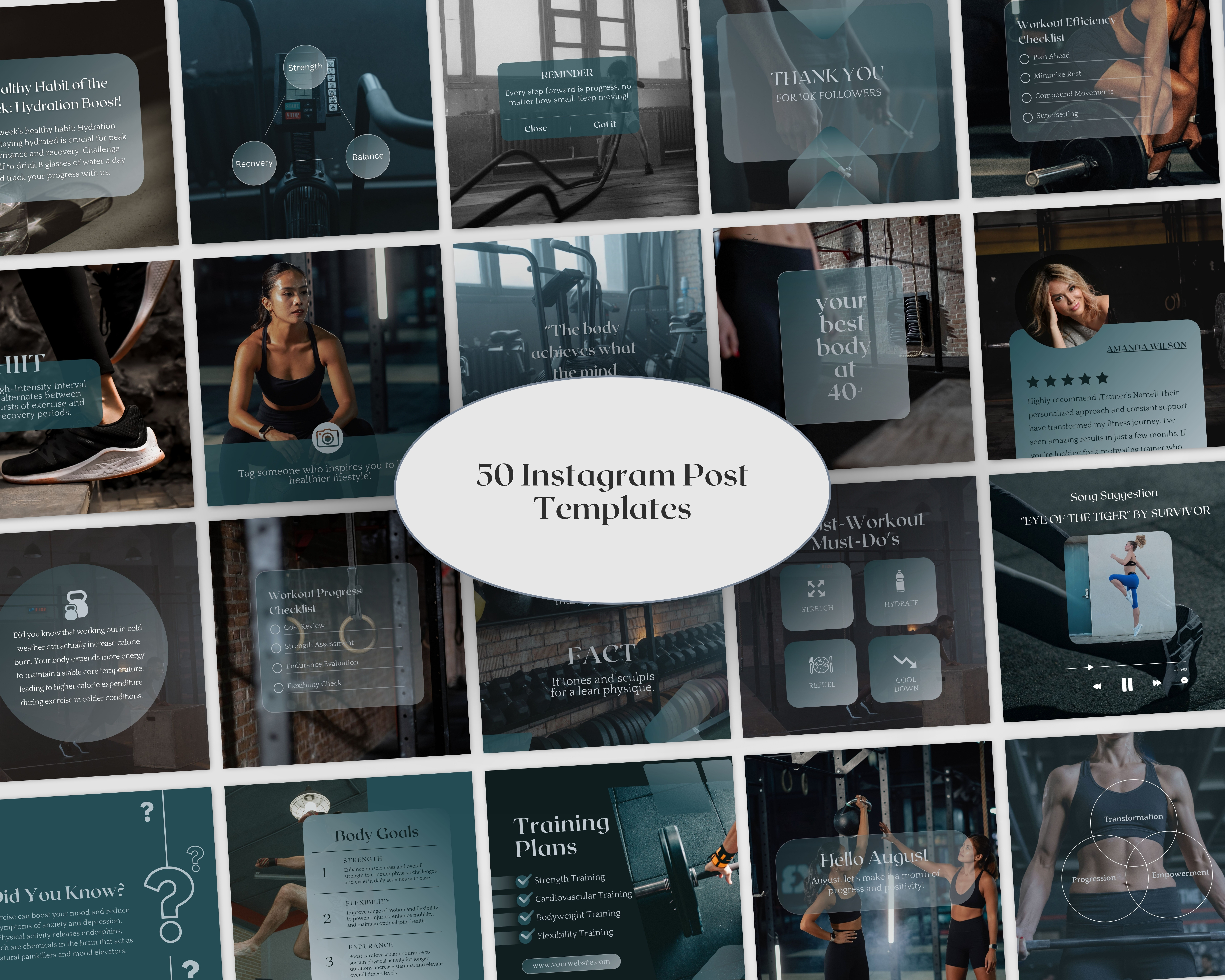 Instagram Bundle: Posts + Stories + Highlight Covers for Personal Trainers