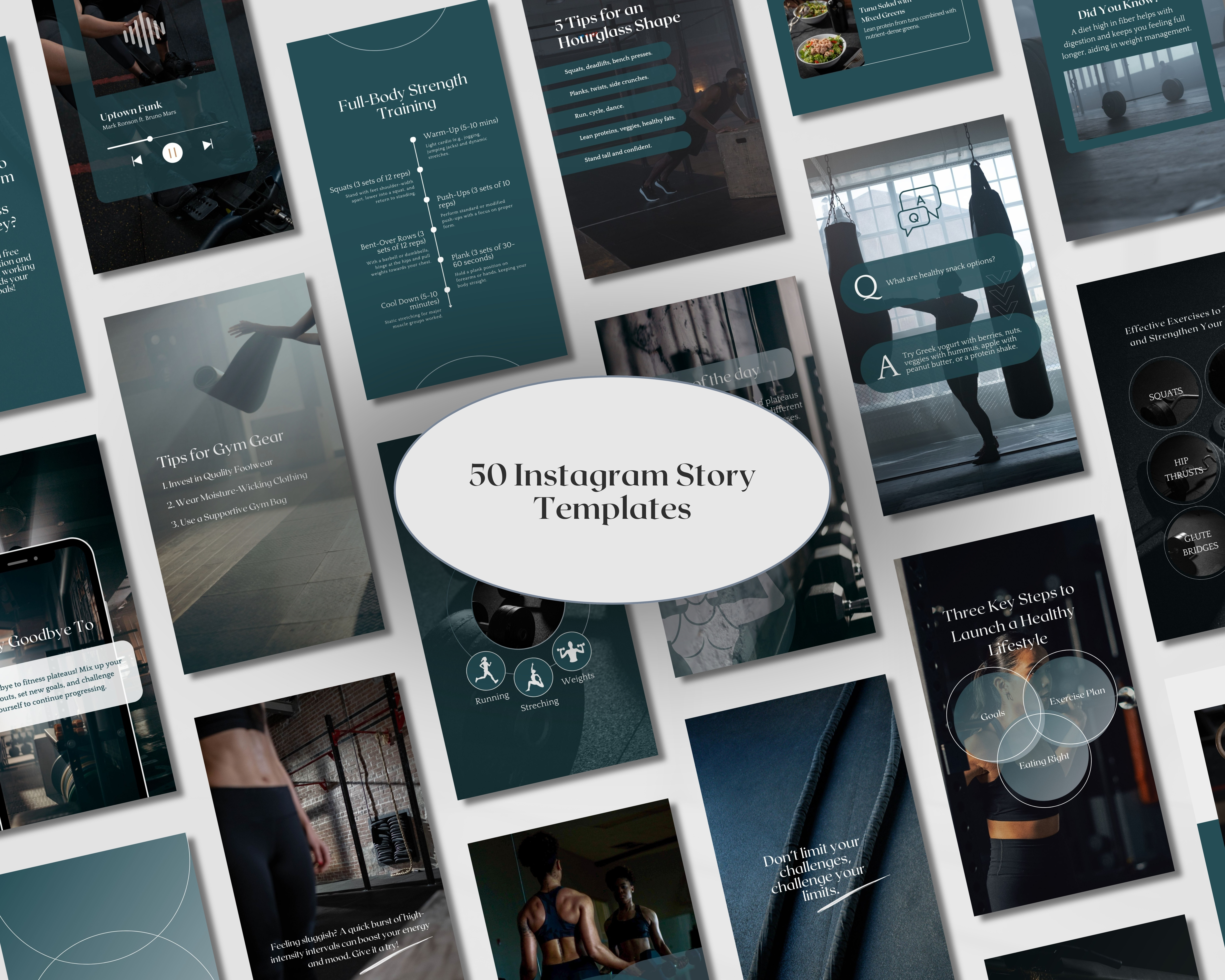 Instagram Bundle: Posts + Stories + Highlight Covers for Personal Trainers