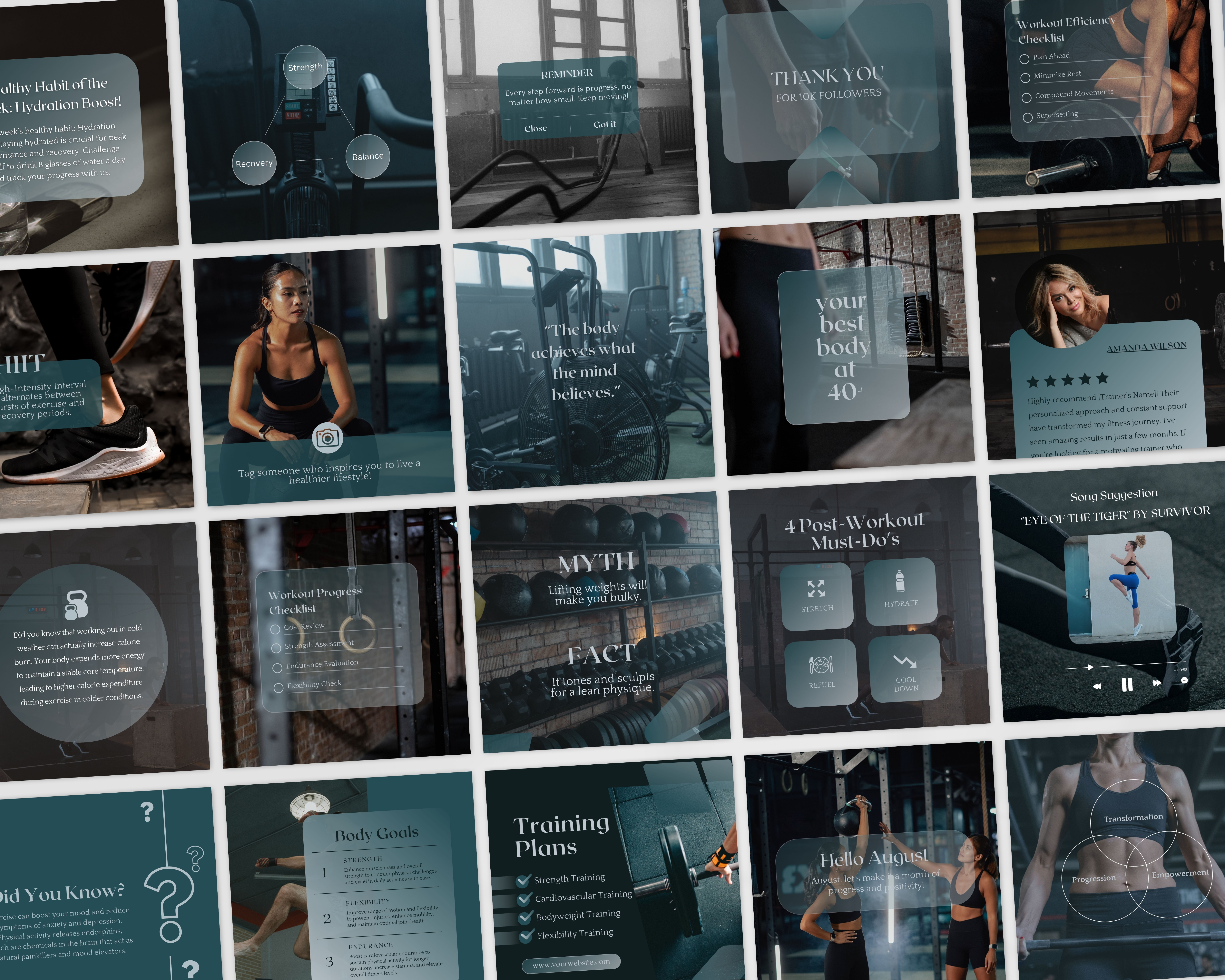 50 Instagram Post Templates for Personal Trainers