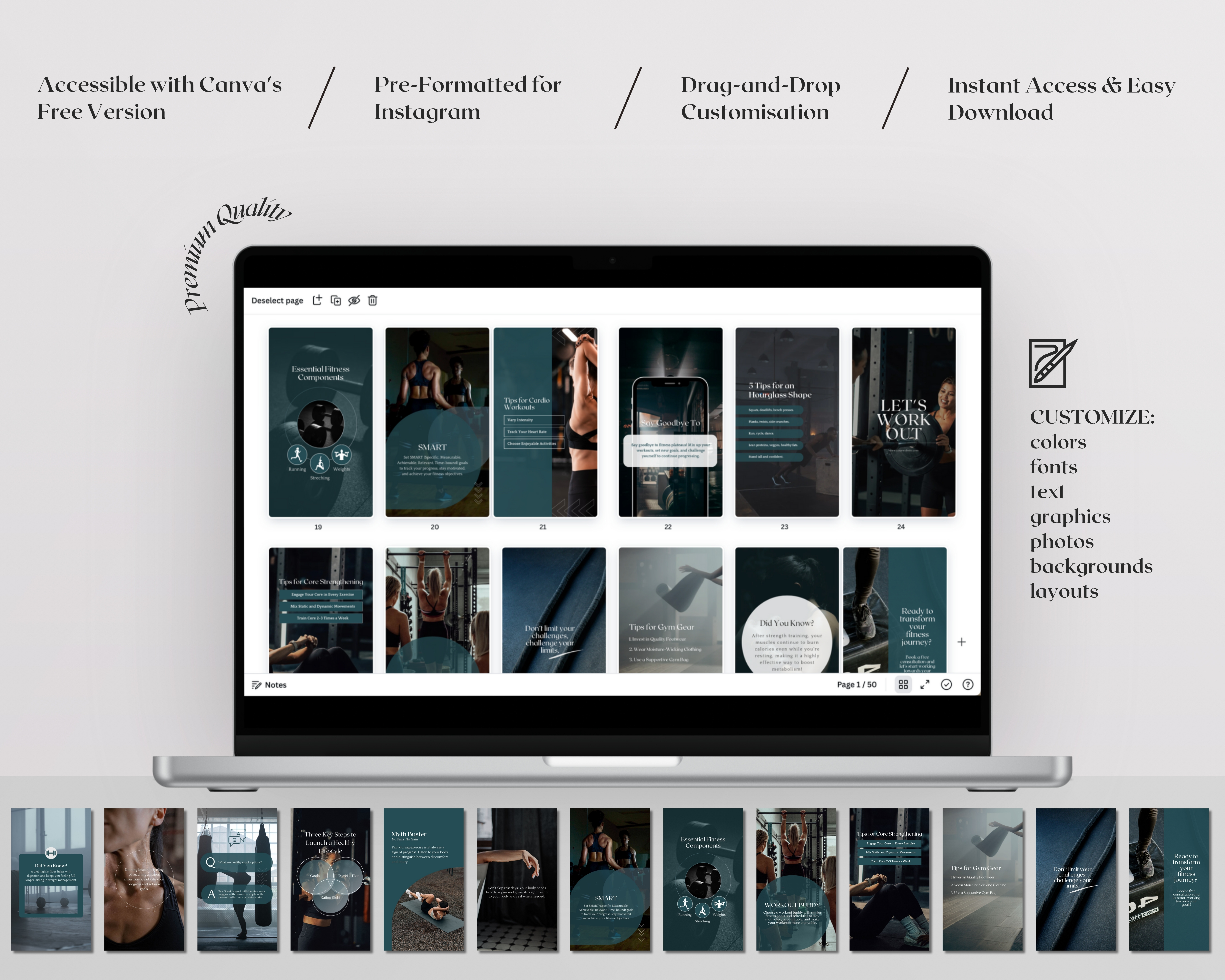 50 Instagram Story Templates for Personal Trainers