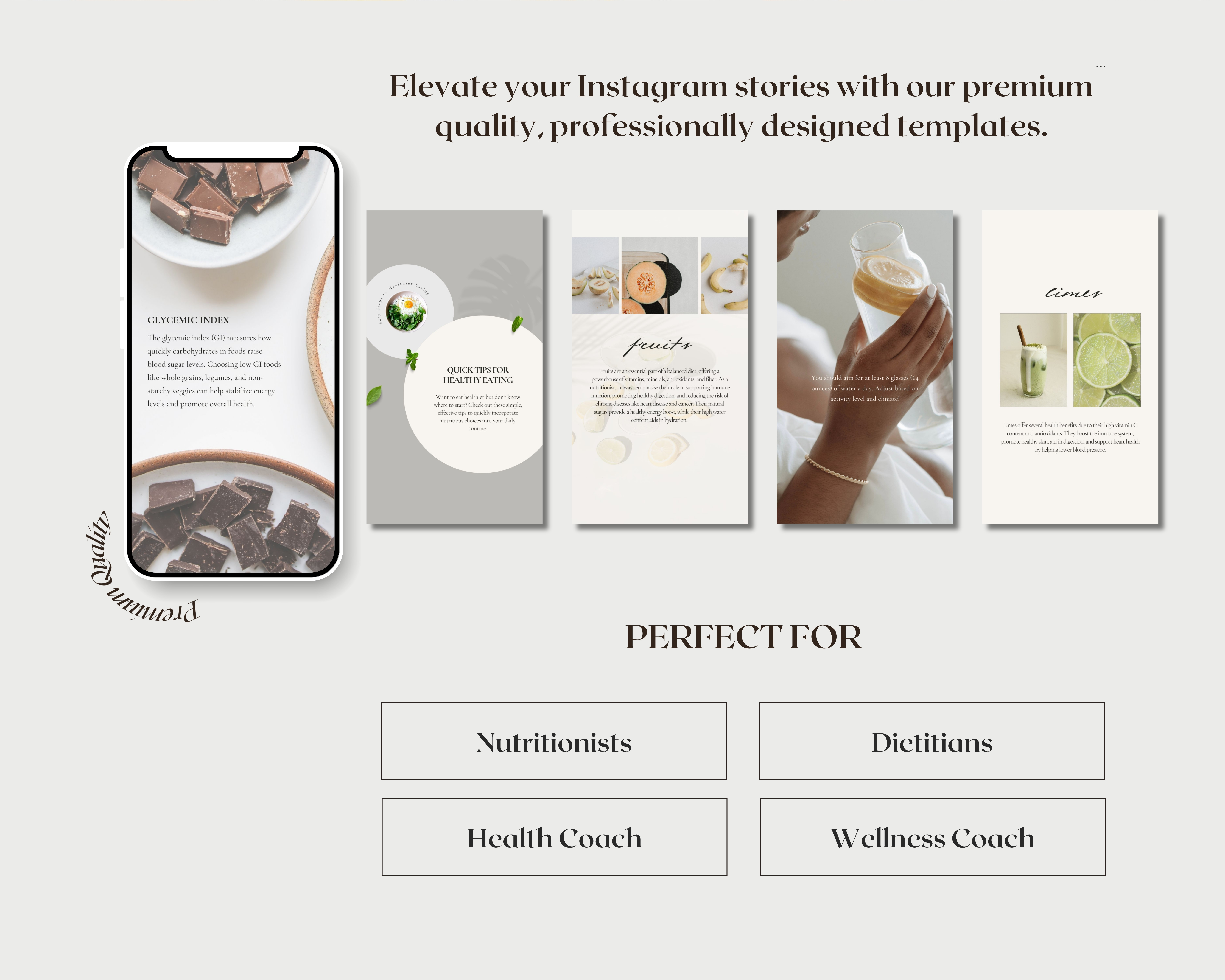 50 Instagram Story Templates for Nutritionists