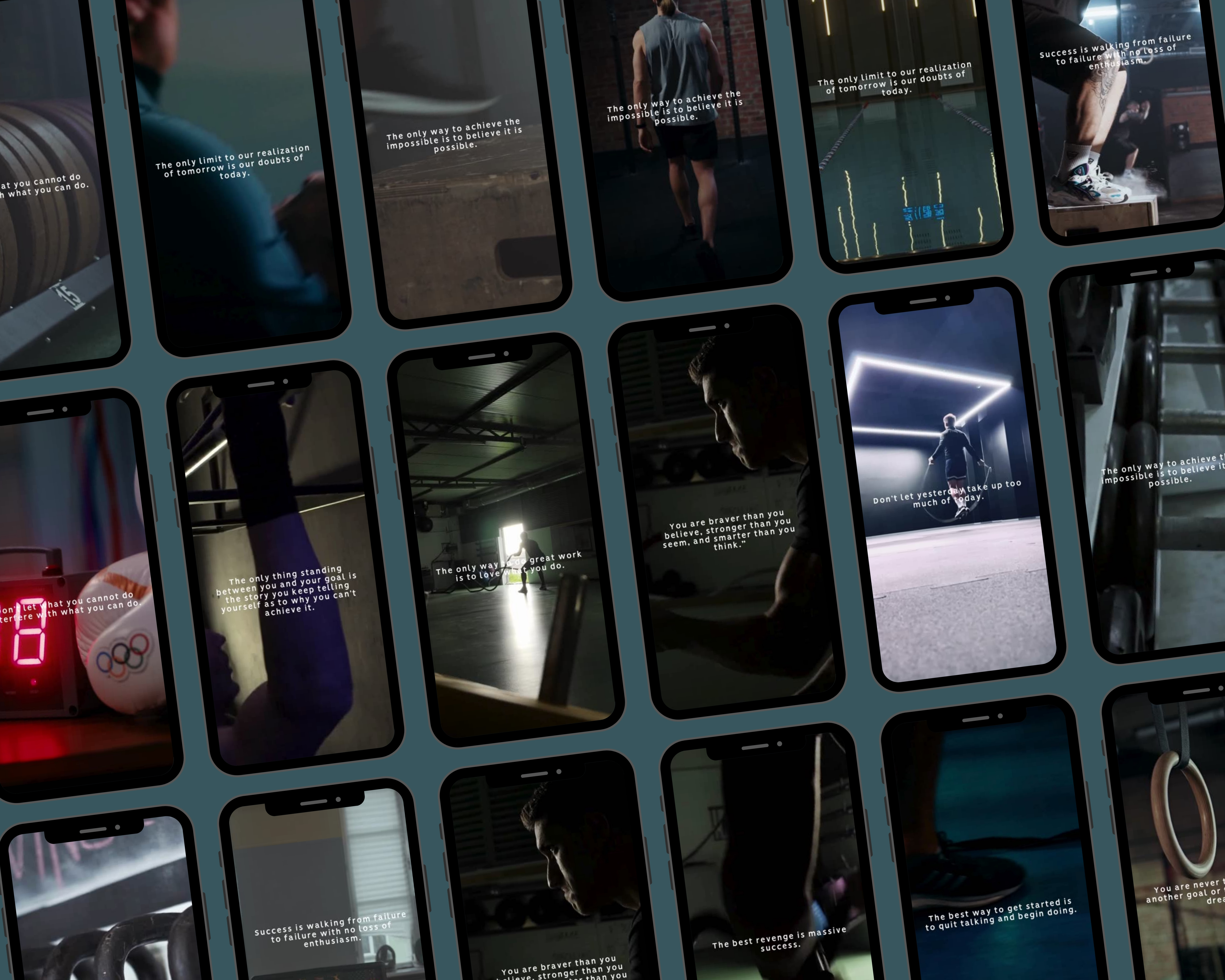 50 Fitness Reel Videos with Quotes for Men