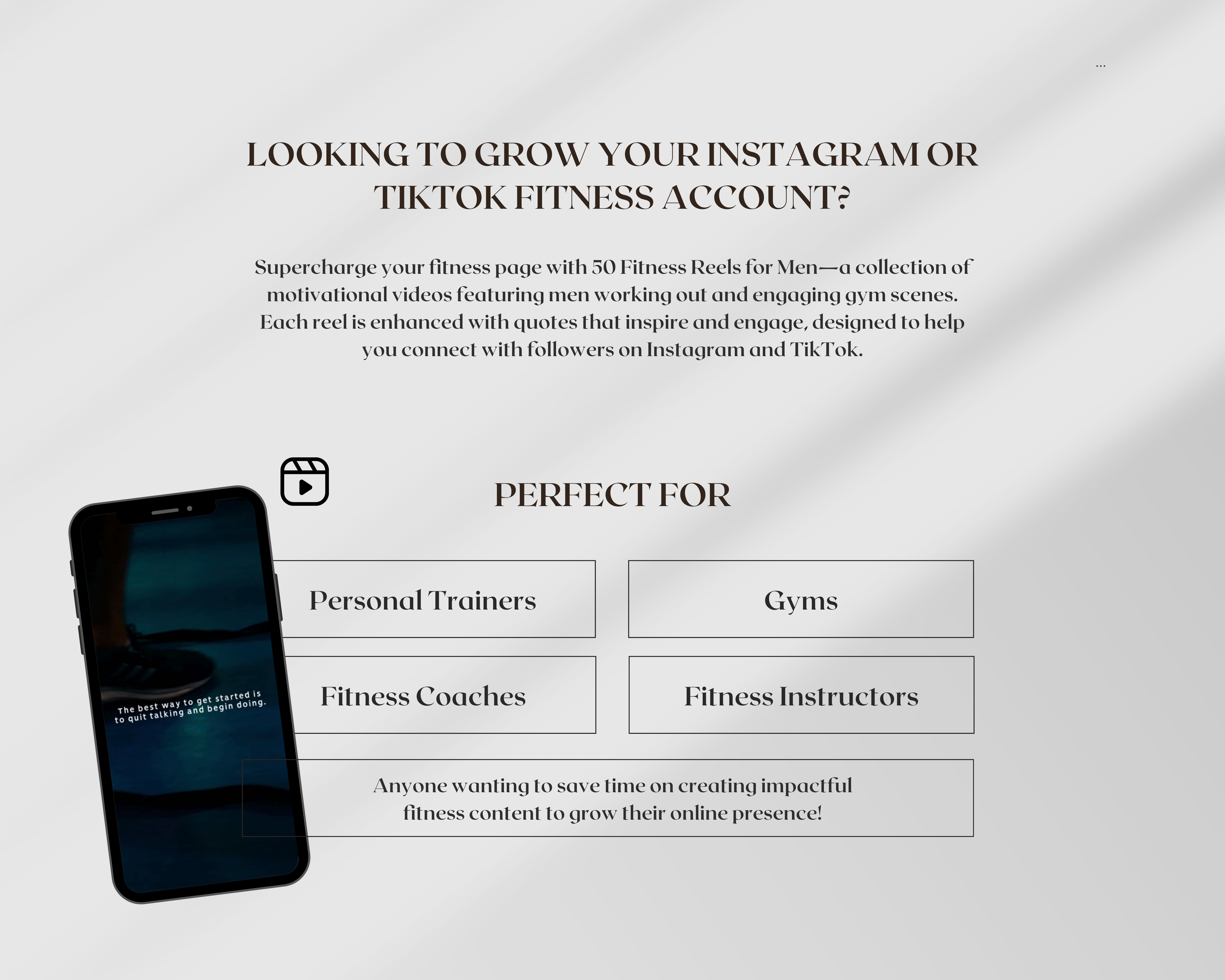 50 Fitness Reel Videos with Quotes for Men