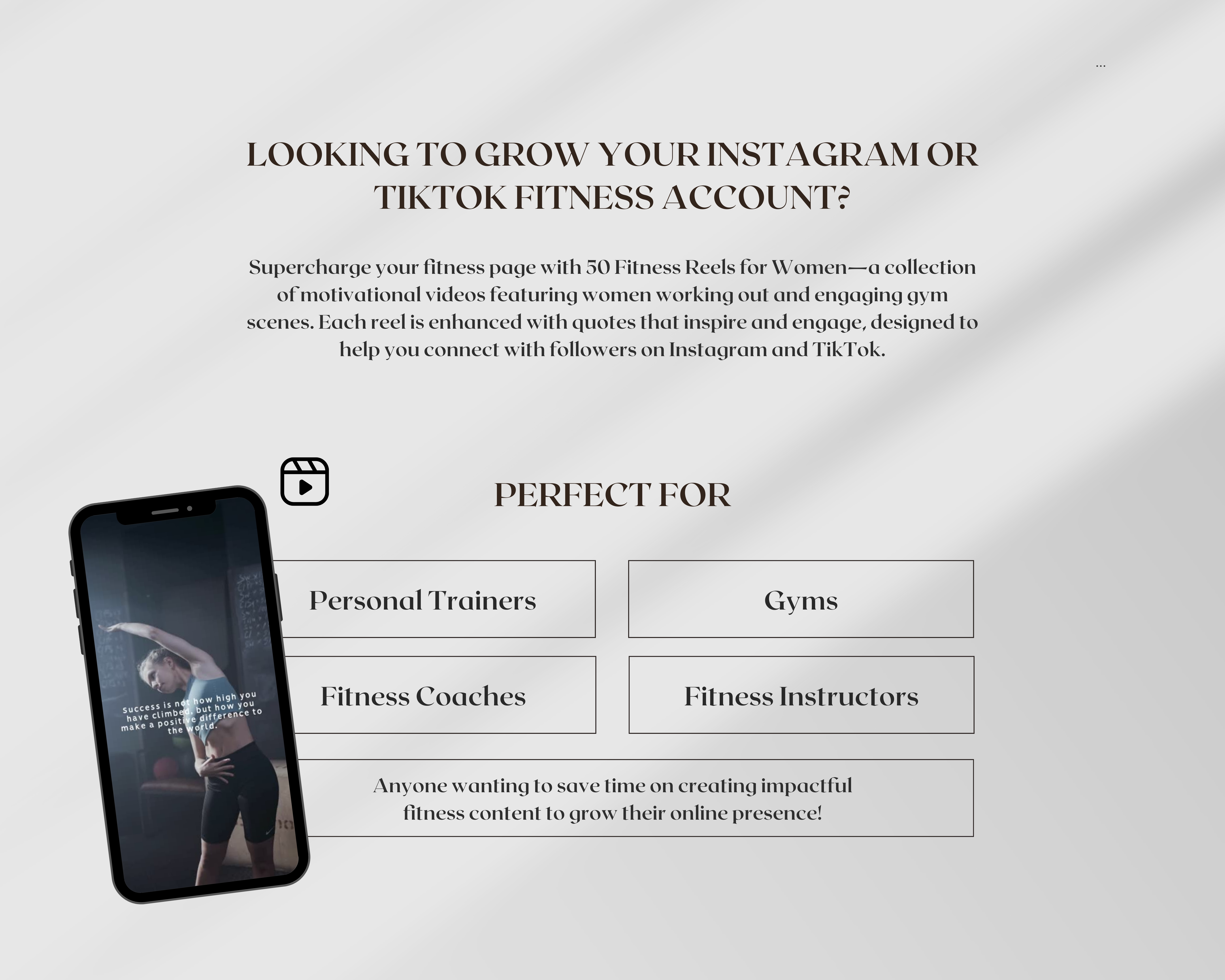 50 Fitness Reel Videos with Quotes for Women