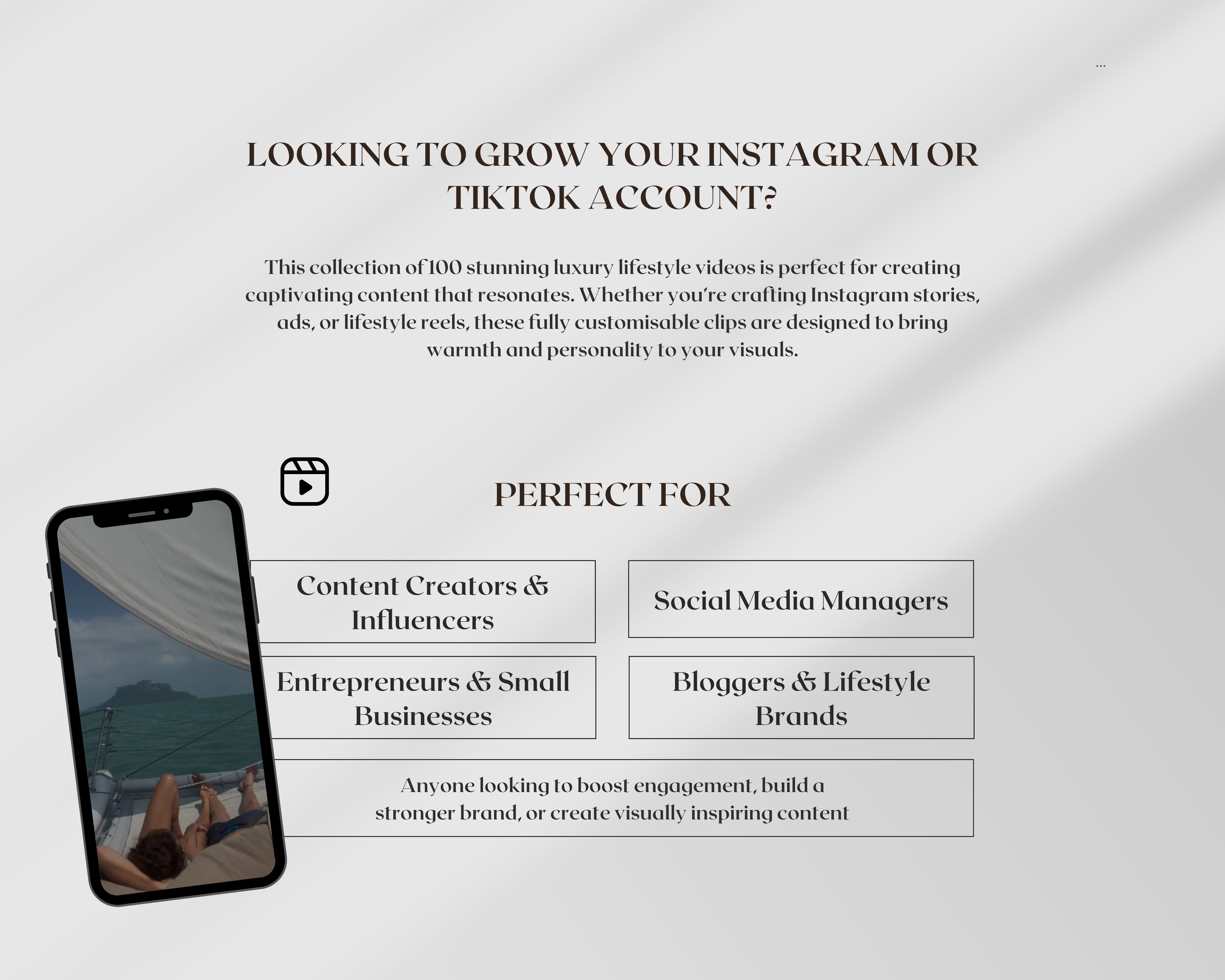 100 Luxury Lifestyle Videos