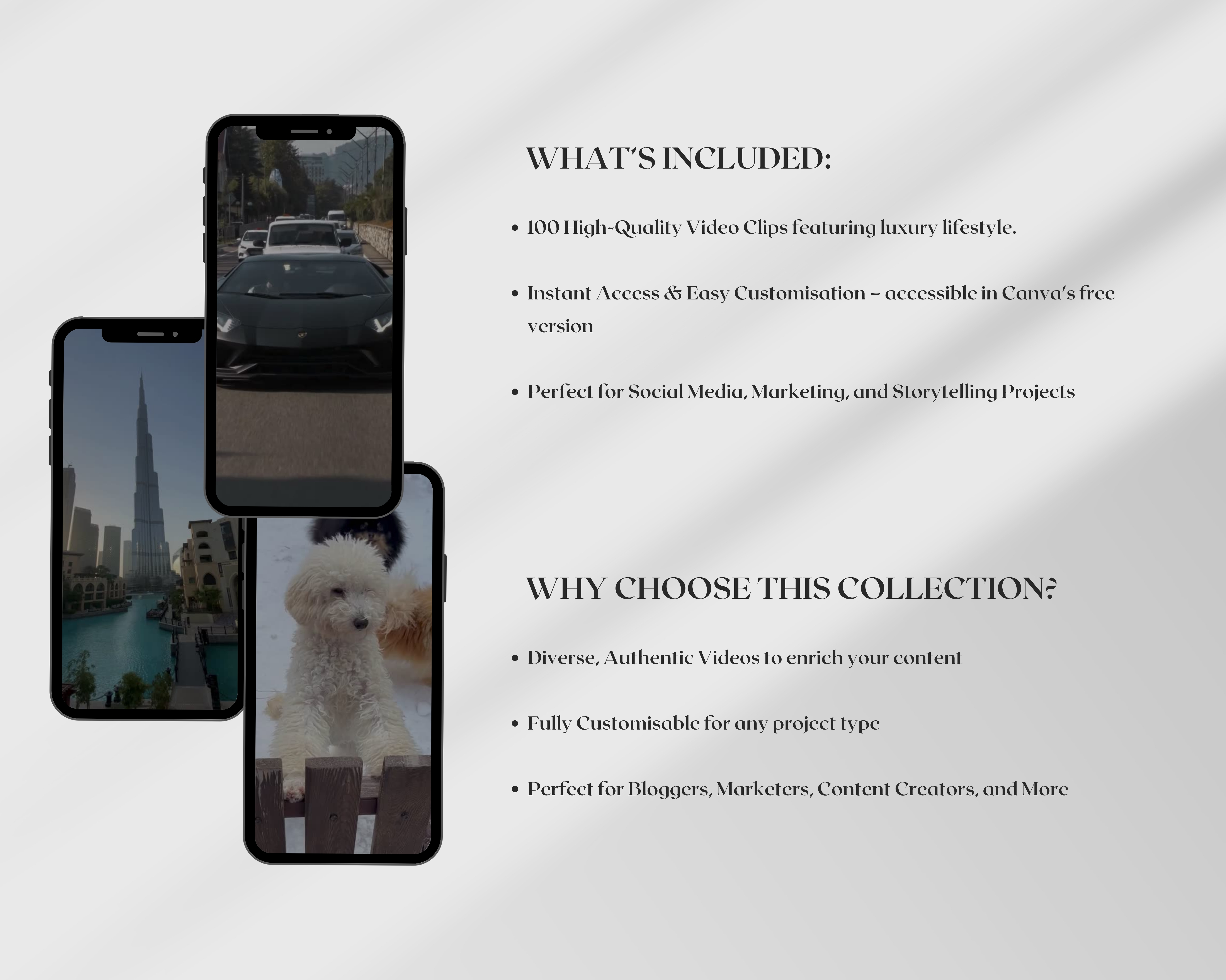 100 Luxury Lifestyle Videos