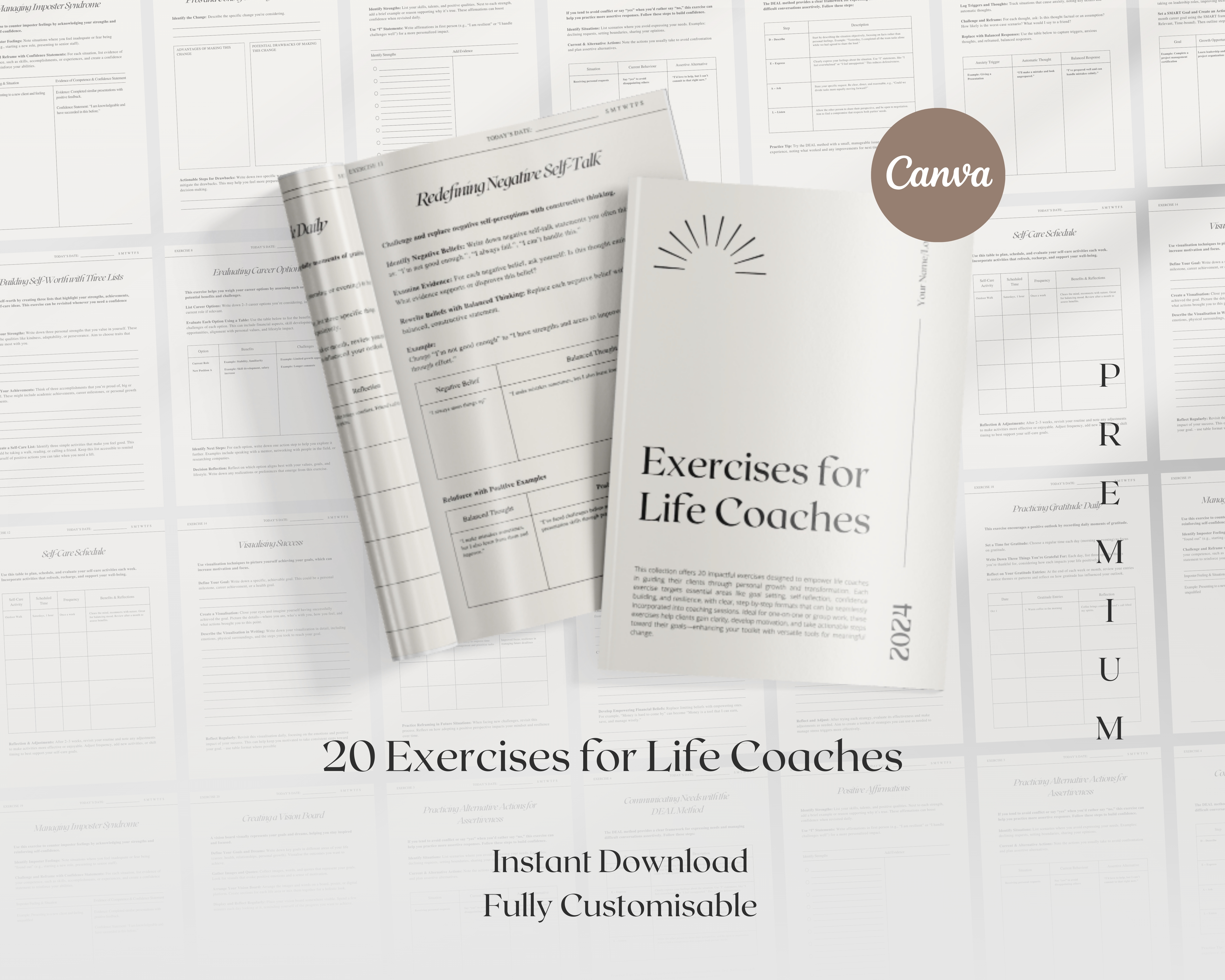 20 Exercises for Life Coaches