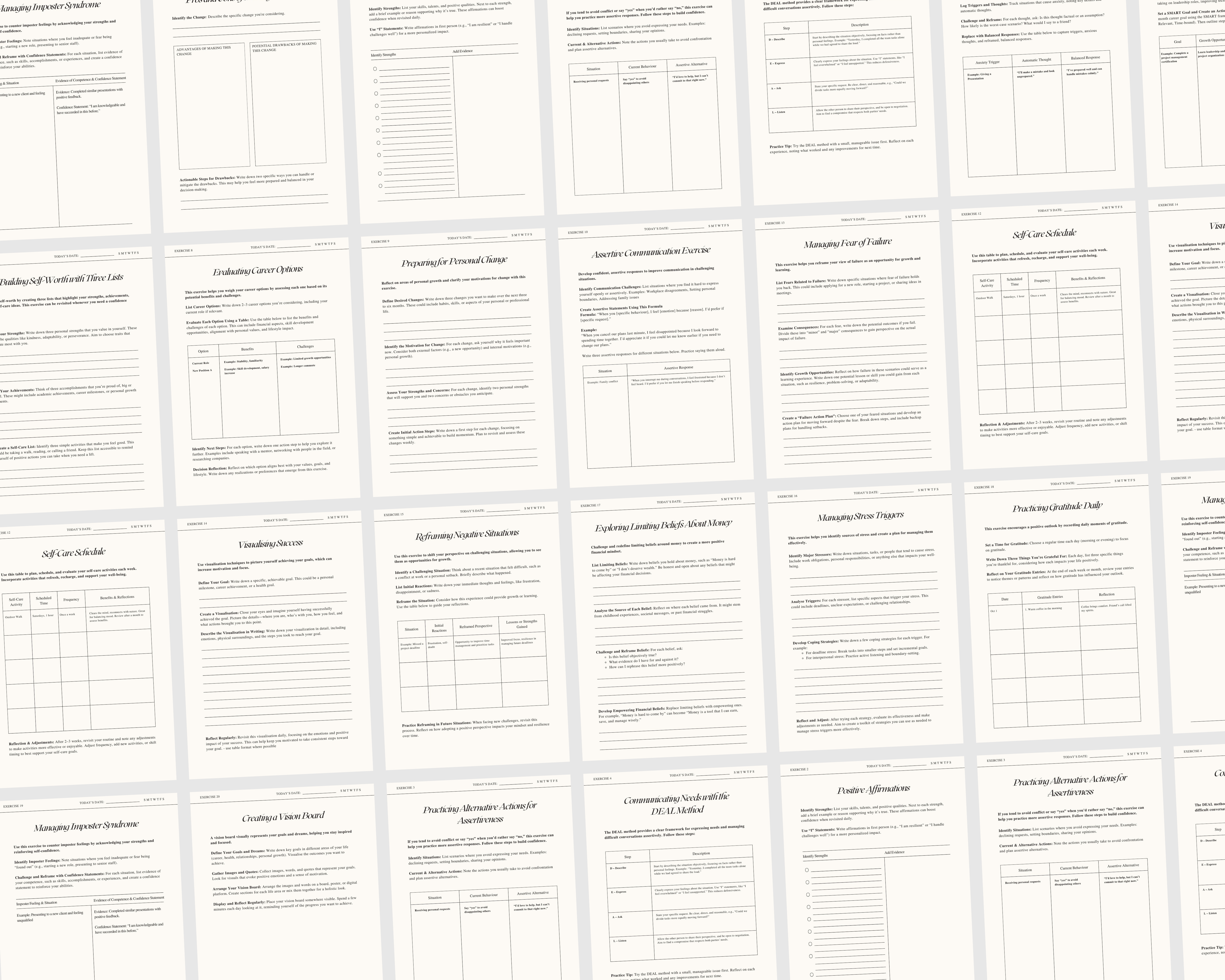 20 Exercises for Life Coaches