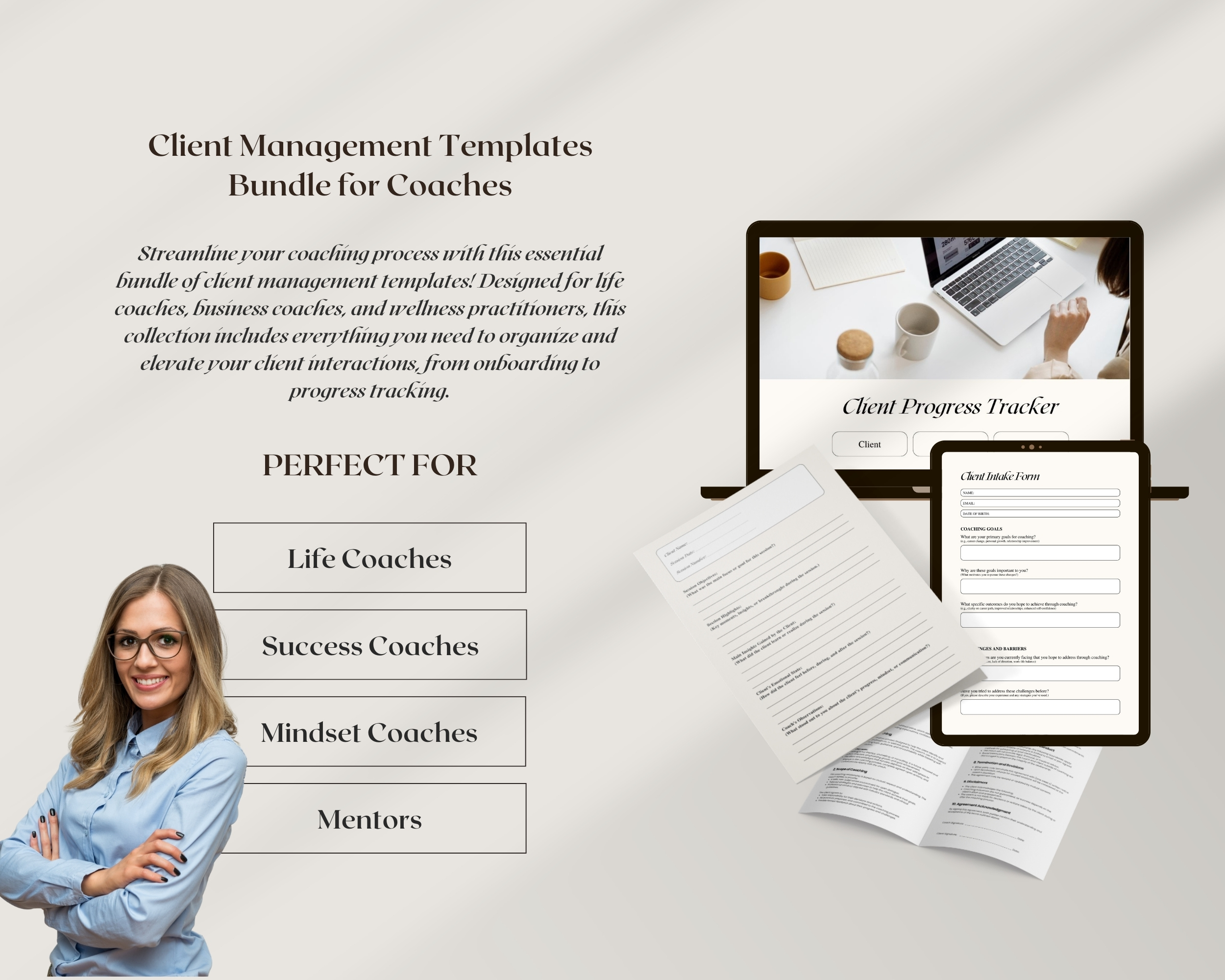 Client Management Templates for Life Coaches