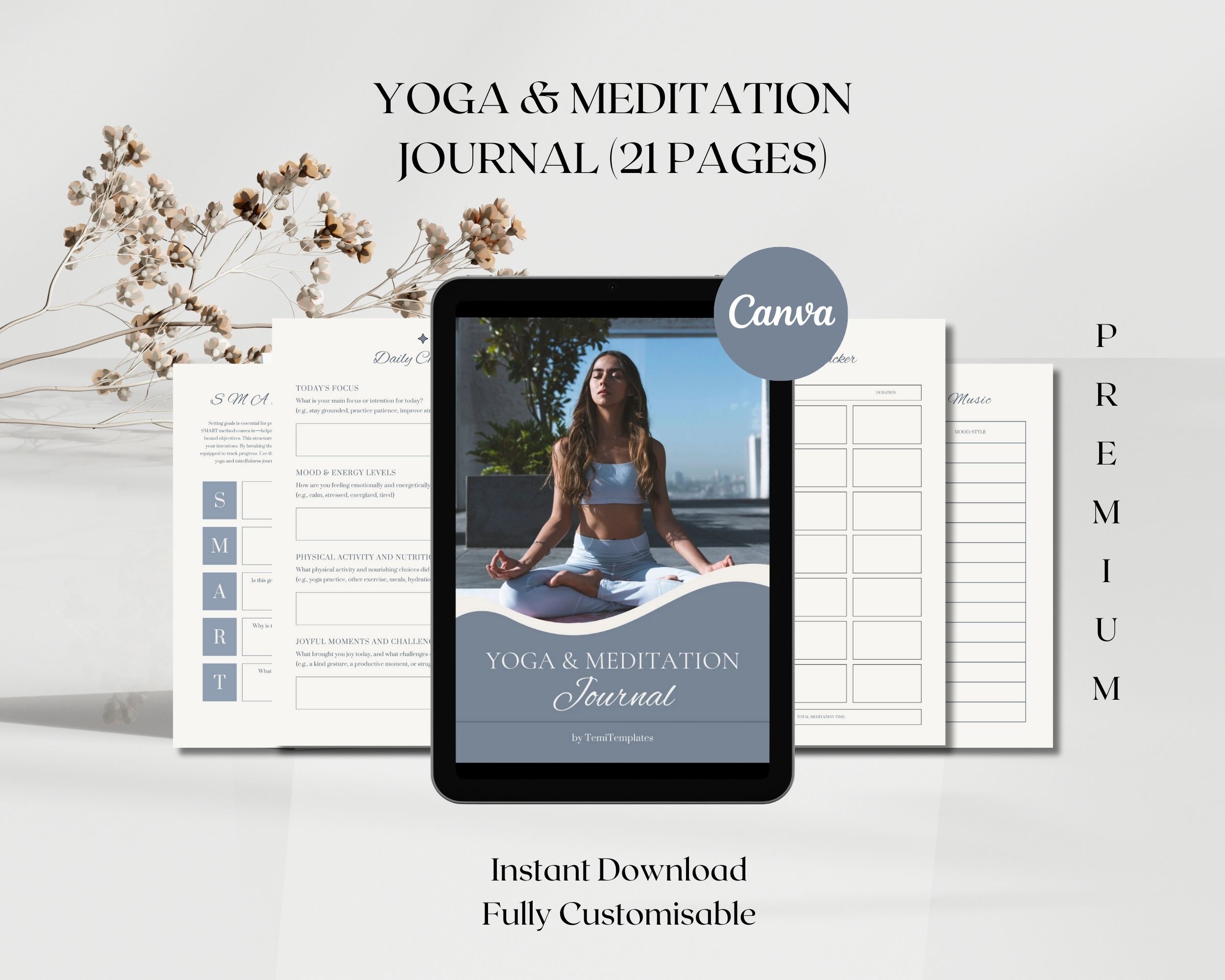 Printable Yoga & Meditation Journal