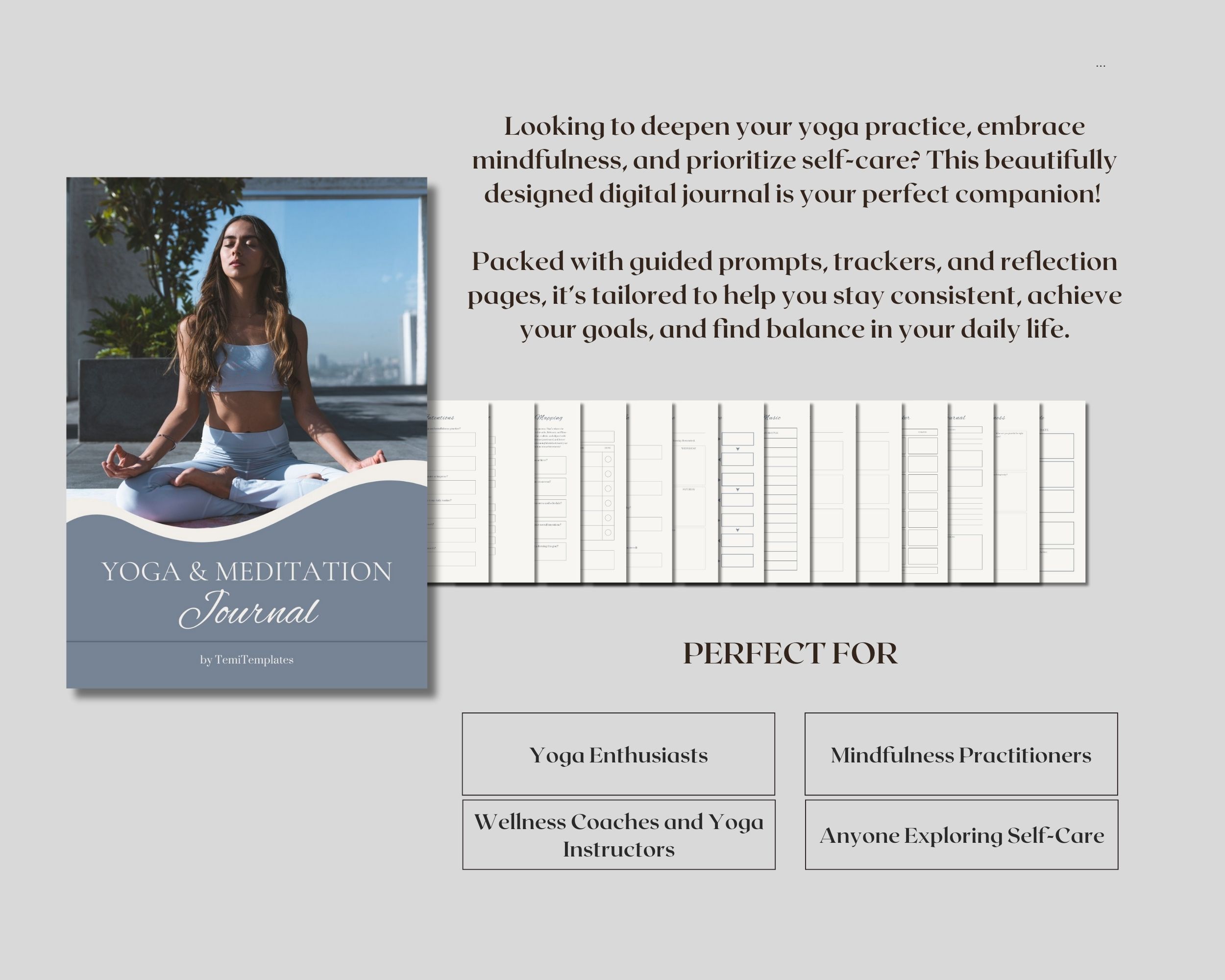 Printable Yoga & Meditation Journal