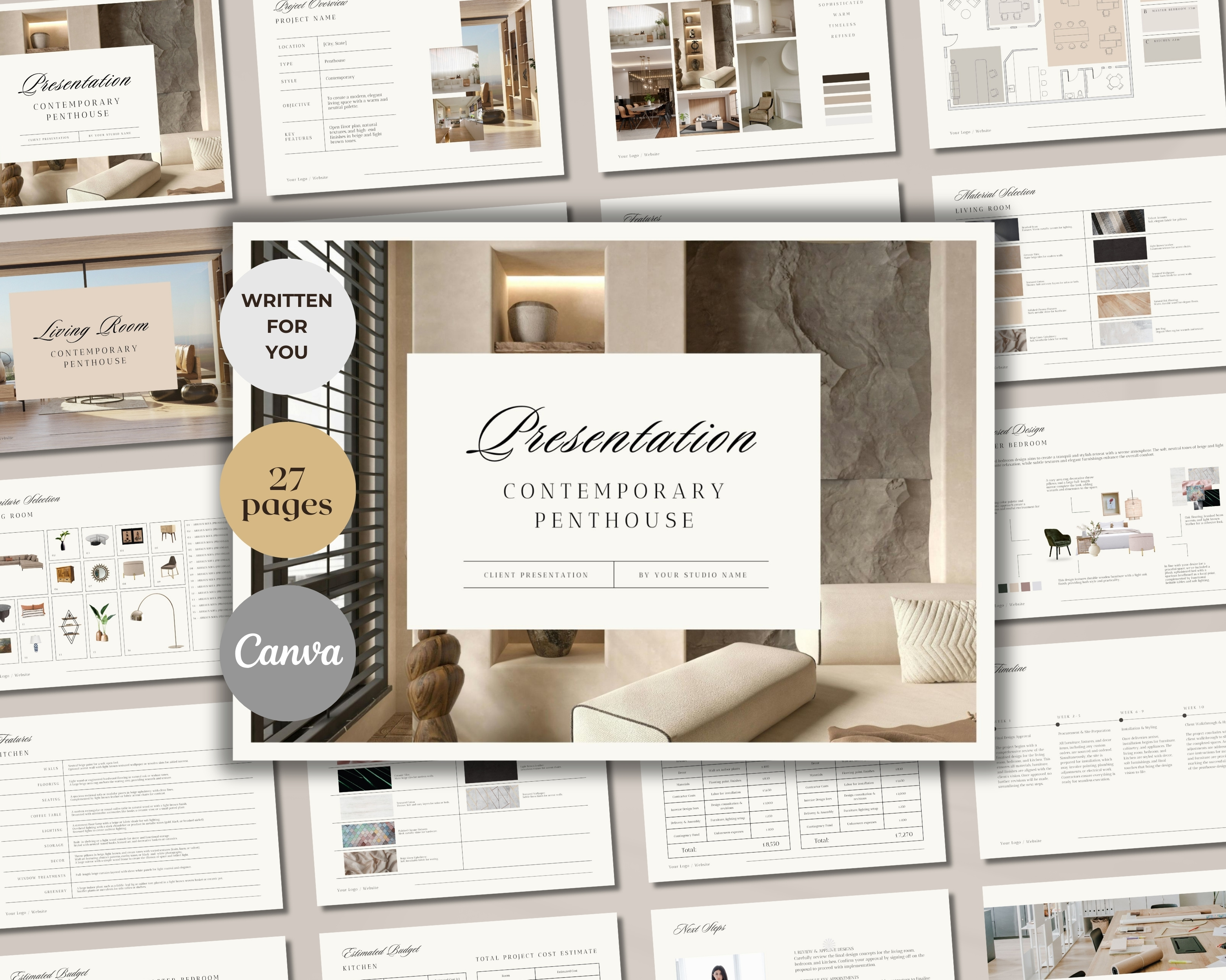 Interior Design Client Presentation