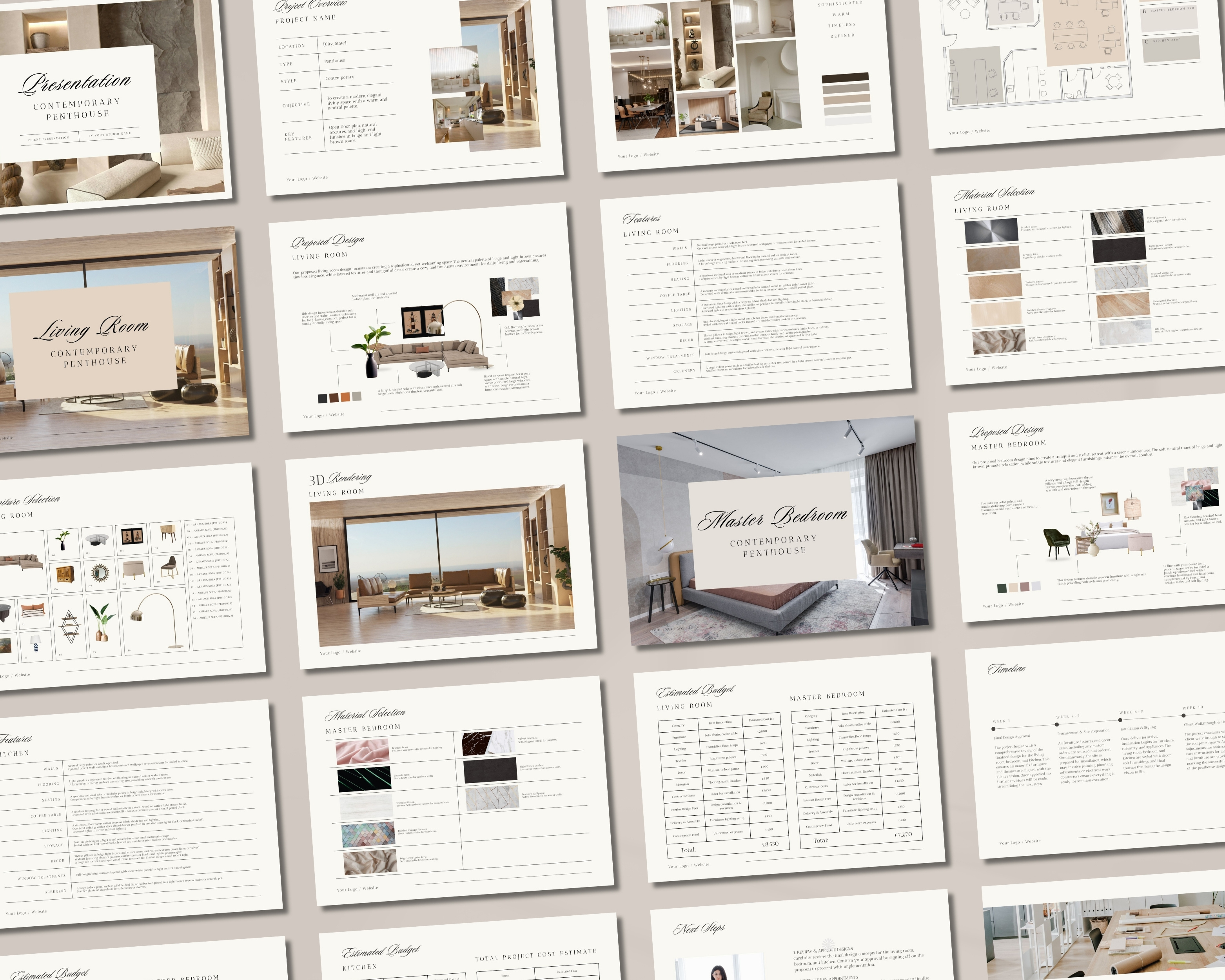 Interior Design Client Presentation