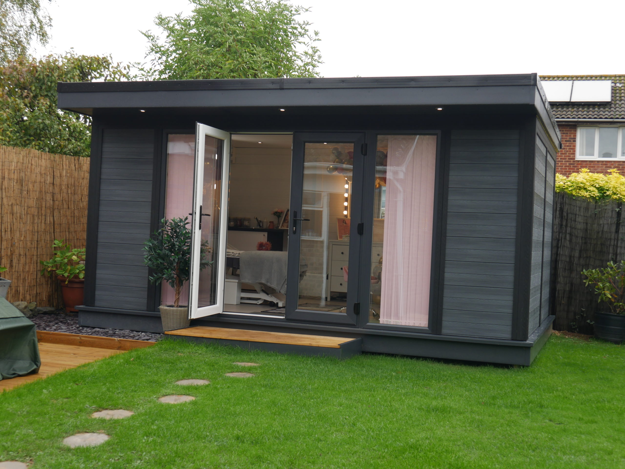 Wentworth room with french doors/side panels 