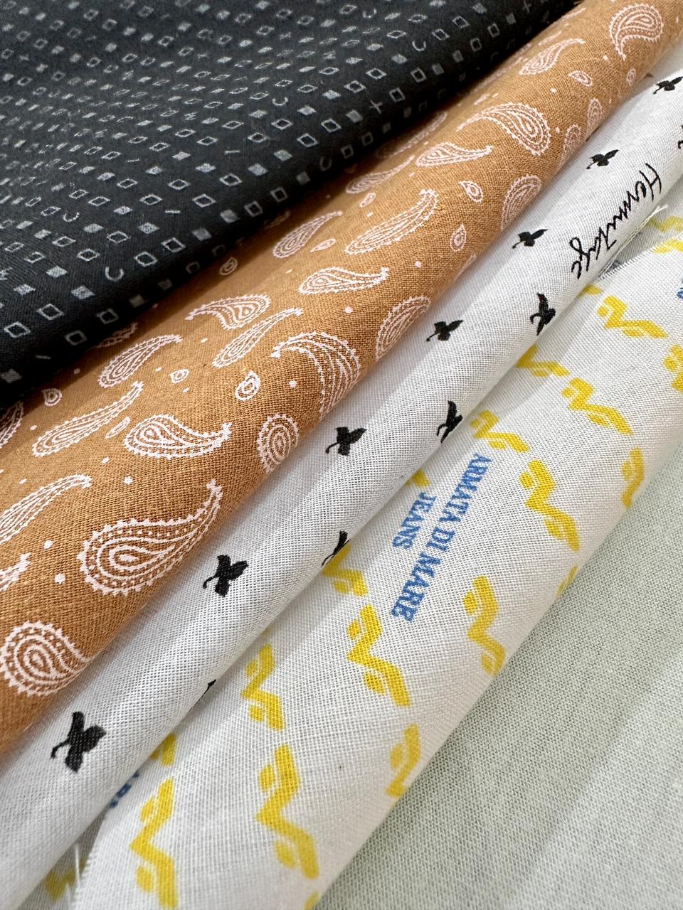 TC 65% POLYESTER 35% COTTON 45X45 SCREEN PRINTED