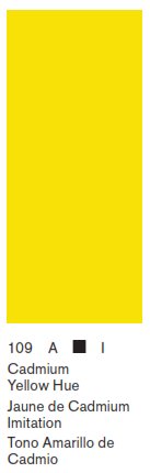 Winsor & Newton SERIE WINTON Tono Amarillo de Cadmio / Cadmium Yellow Hue No. 109,  color fino al oleo en tubo de 200 ml