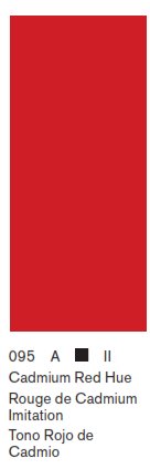 Winsor & Newton SERIE WINTON, Tono Rojo de Cadmio / Cadmium Red Hue No.095,  color fino al oleo en tubo de 200 ml, 1 pza