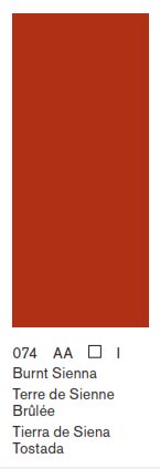 Winsor & Newton SERIE WINTON, Tierra de Siena Tostada / Burnt Sienna No.074,  color fino al oleo en tubo de 200 ml, 1 pza