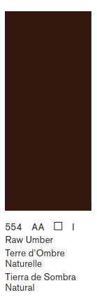 Winsor & Newton SERIE WINTON, Tierra de Sombra Natural / Raw Umber No.554,  color fino al oleo en tubo de 200 ml, 1 pza