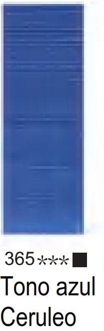 Winsor & Newton serie Básica, Color 365 Tono de Azul ceruleo, Tubo de color al oleo fino de 170 ml, 55 opciones de color 