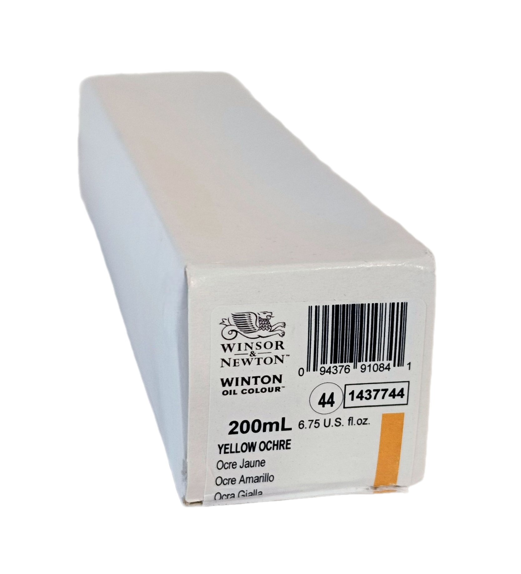 Winsor & Newton SERIE WINTON, Ocre Amarillo / Ochre Yellow No.744,  color fino al oleo en tubo de 200 ml, 1 pza