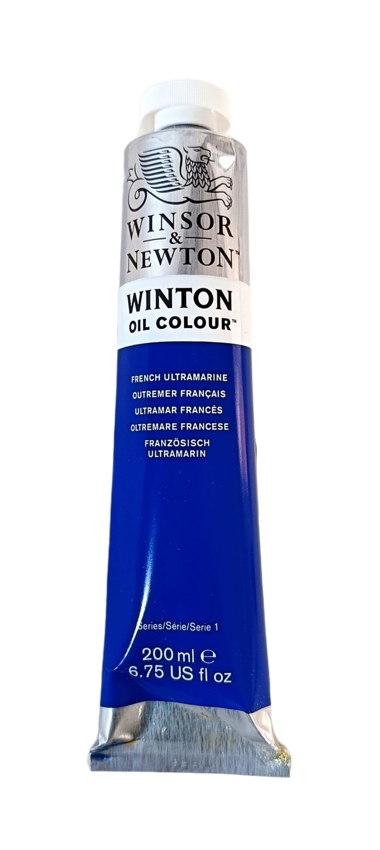 Winsor & Newton SERIE WINTON, Ultramarine Frances / Ultramarine French  No.263,  color fino al oleo en tubo de 200 ml, 1 pza