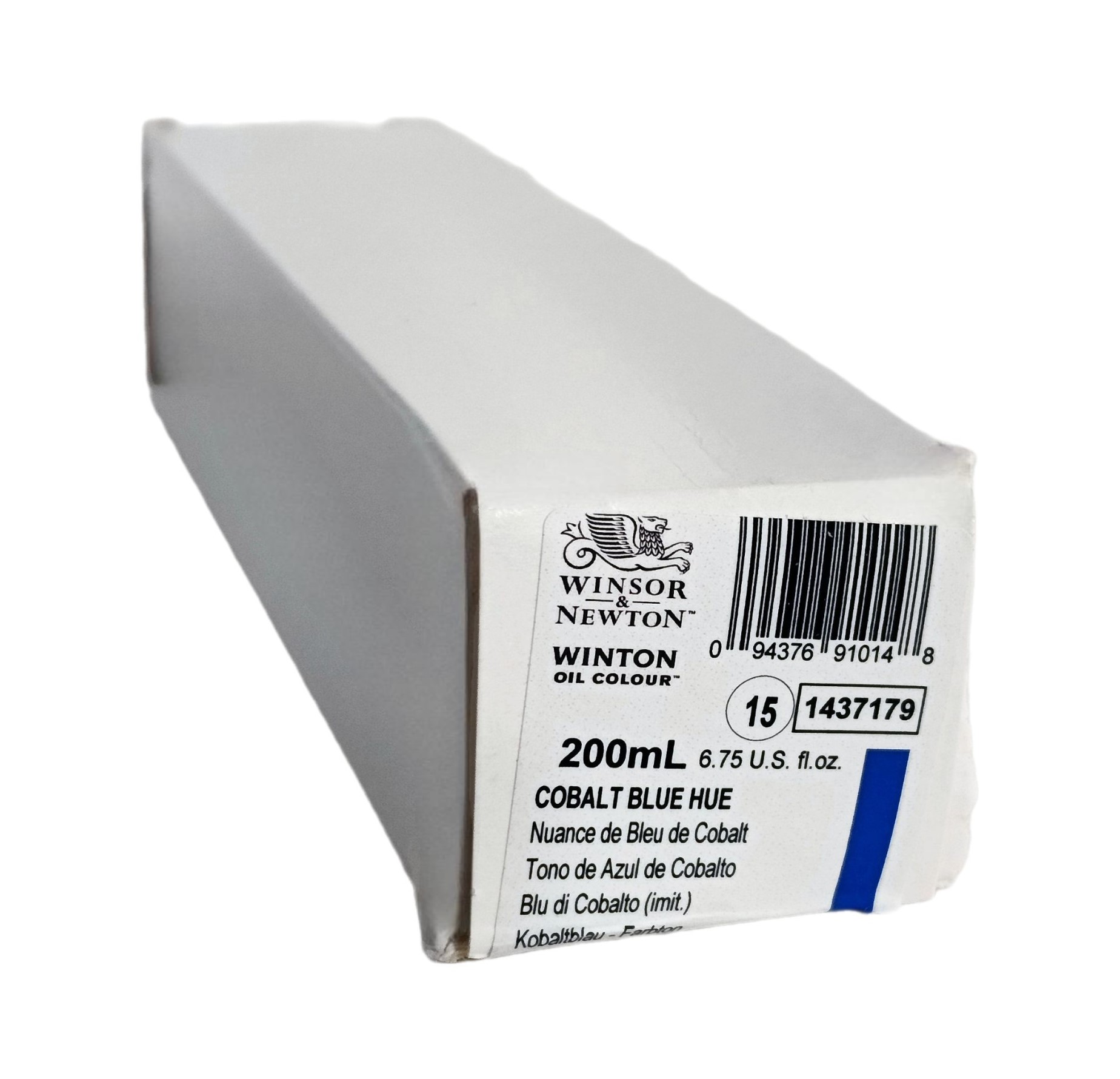 Winsor & Newton SERIE WINTON, Tono de Azul Cobalto / Cobalt Blue Hue  No.179,  color fino al oleo en tubo de 200 ml, 1 pza