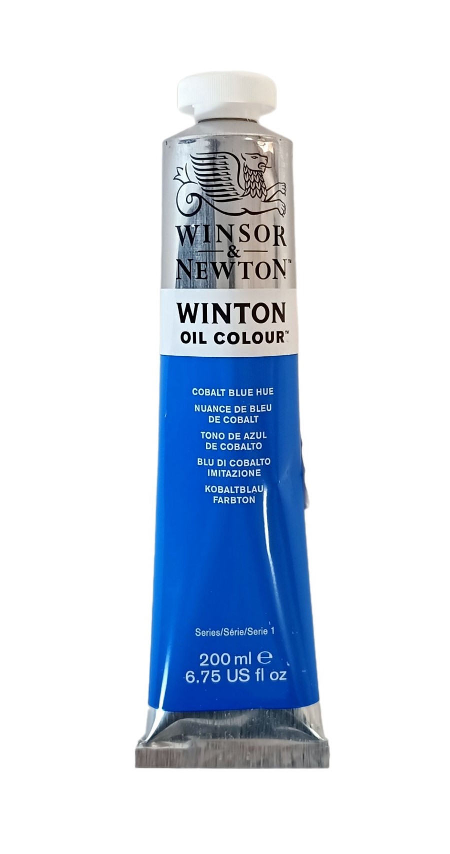 Winsor & Newton SERIE WINTON, Tono de Azul Cobalto / Cobalt Blue Hue  No.179,  color fino al oleo en tubo de 200 ml, 1 pza