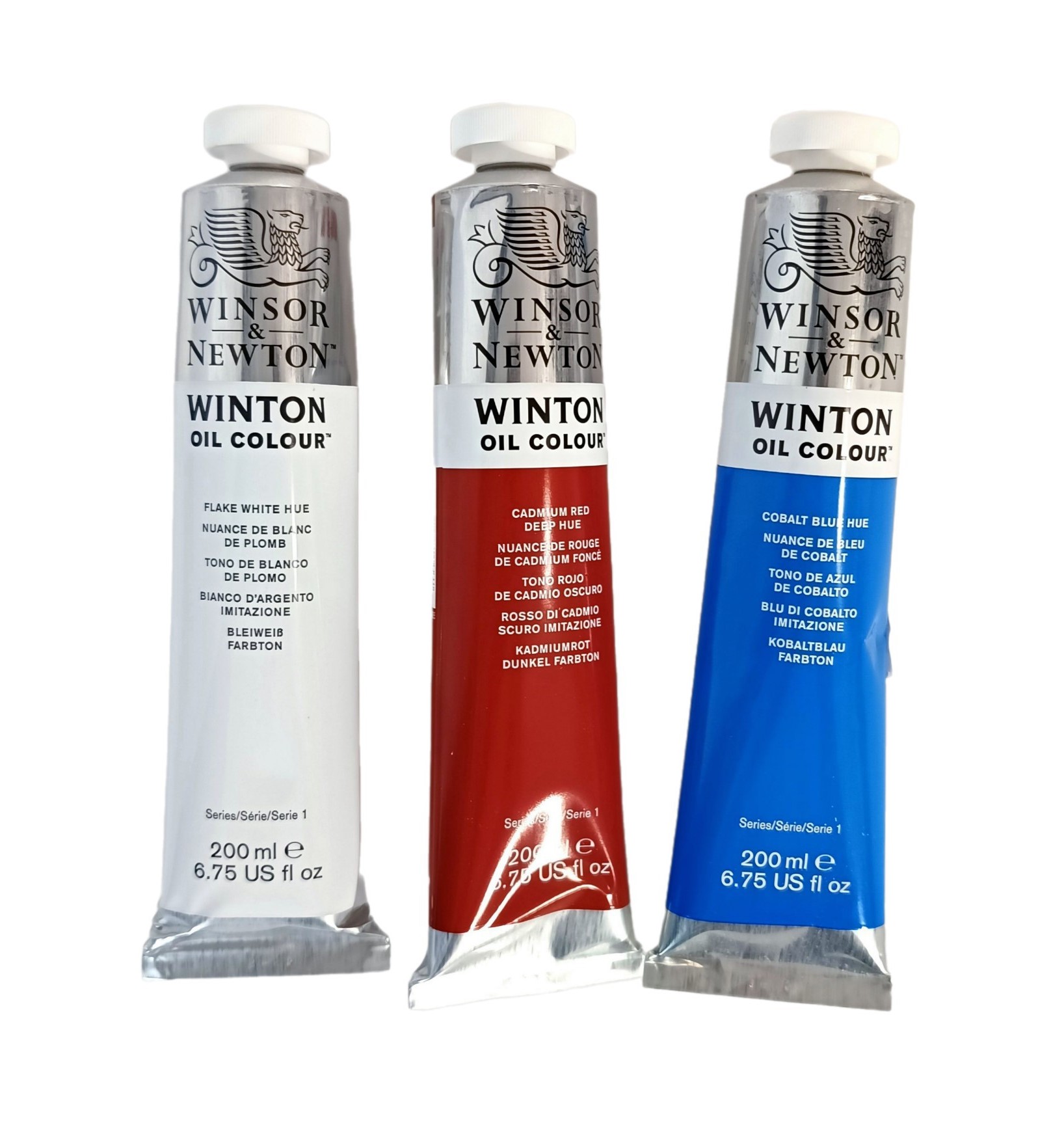 Winsor & Newton SERIE WINTON, Tono Rojo de Cadmio / Cadmium Red Hue No.095,  color fino al oleo en tubo de 200 ml, 1 pza