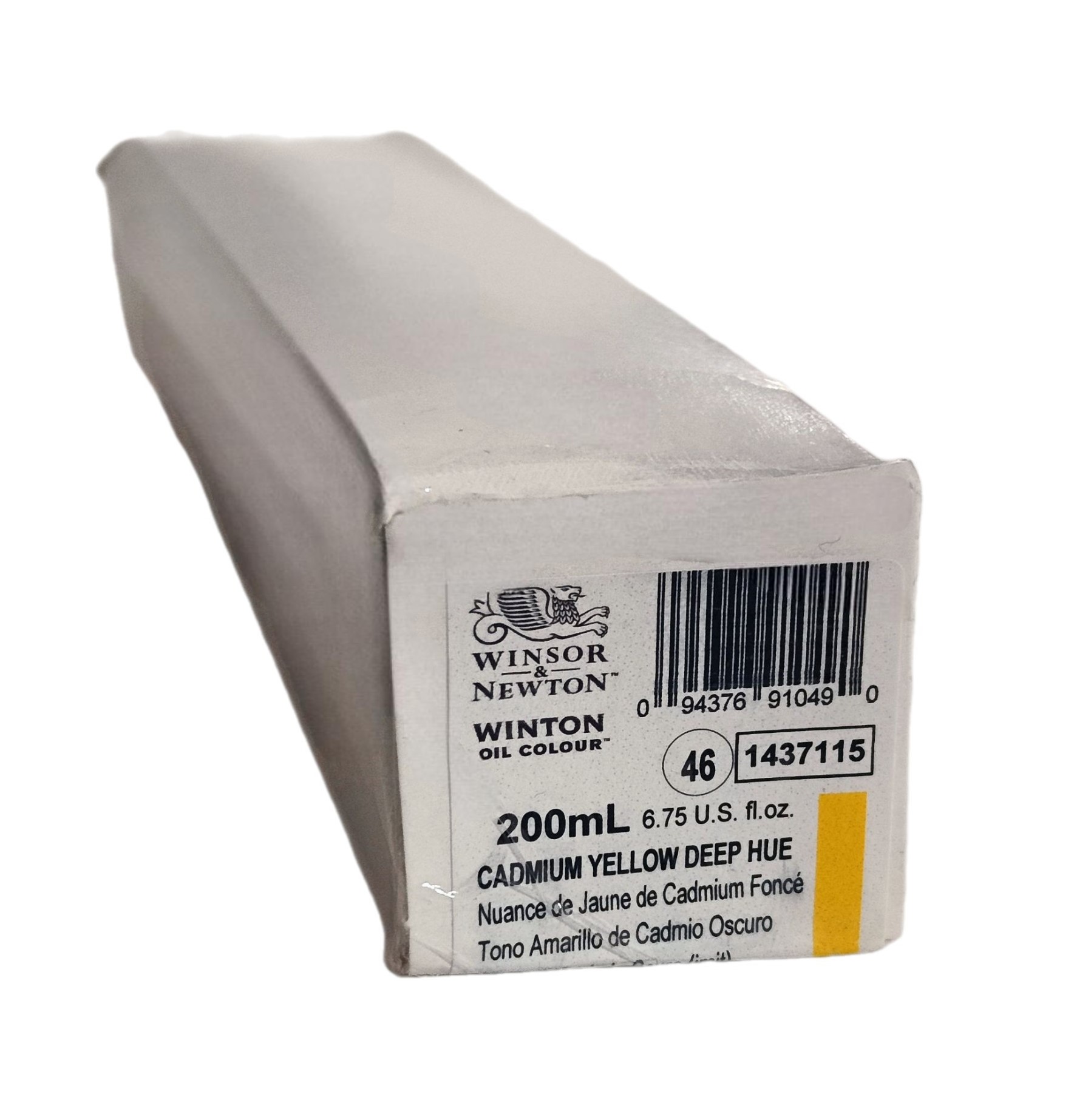 Winsor & Newton SERIE WINTON Tono Amarillo de Cadmio profundo / Cadmium Deep Yellow Hue No. 115,  tubo de 200 ml, 1 pza