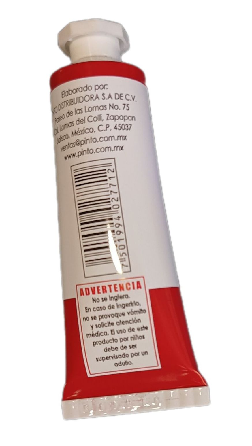 Color Rosa Alizarina 521, Tubo de oleo de 37 ml Marca Pinto, serie ACADEMIA