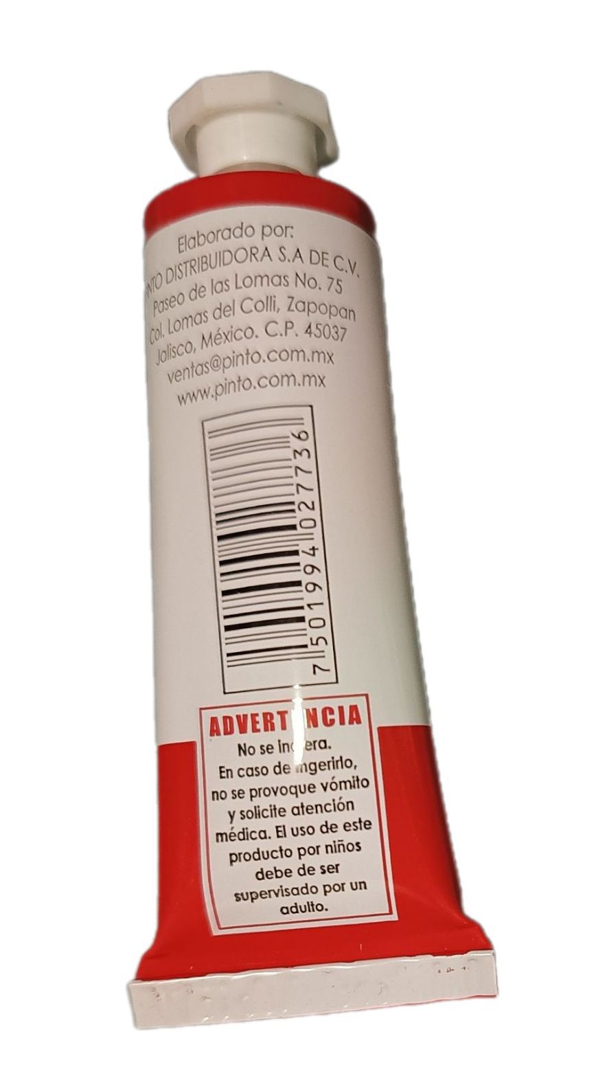 Color Rojo Pirrol 523, Tubo de oleo de 37 ml Marca Pinto, serie ACADEMIA