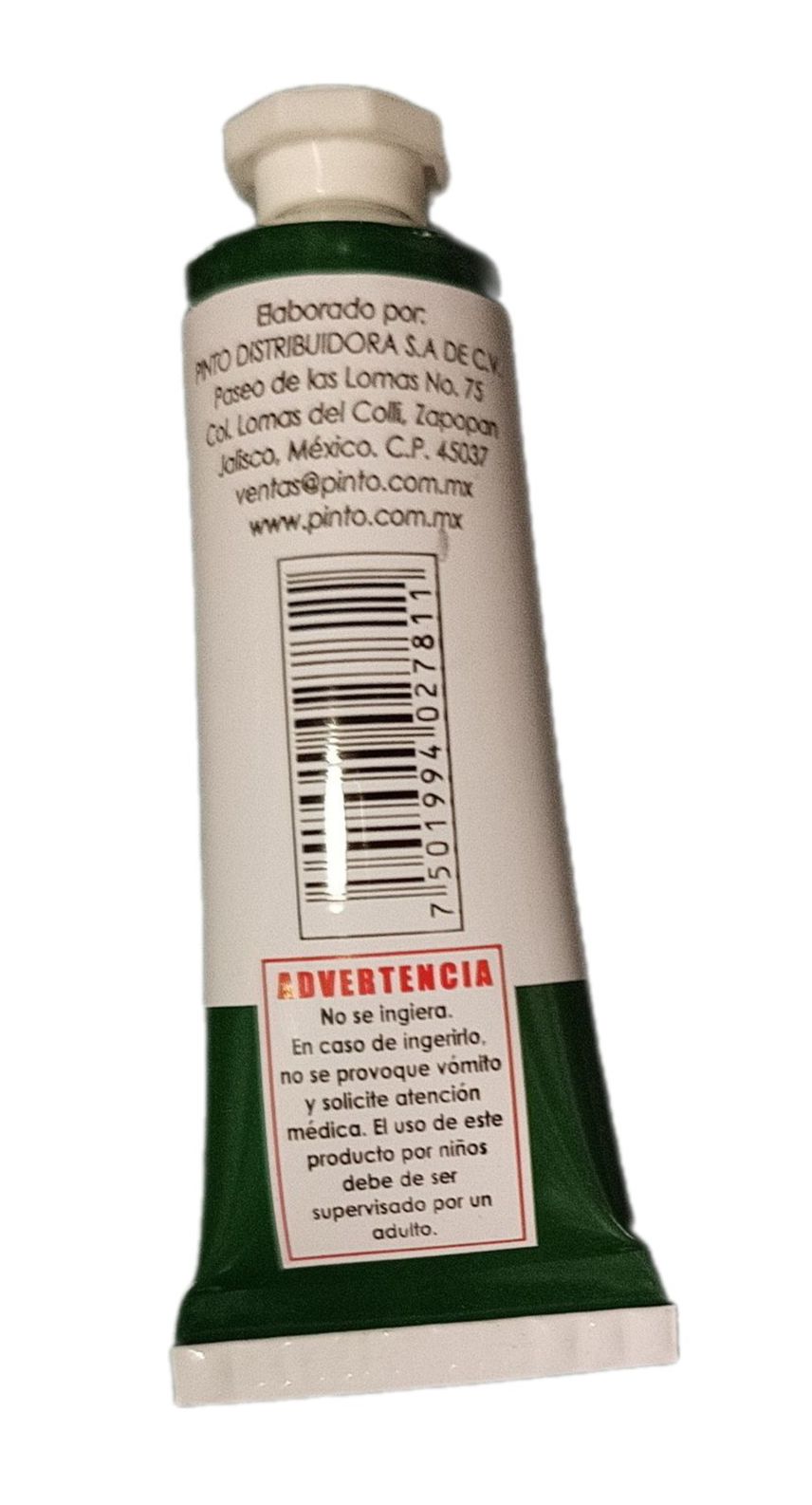 Color Verde sabia 533, Tubo de oleo de 37 ml Marca Pinto, serie ACADEMIA