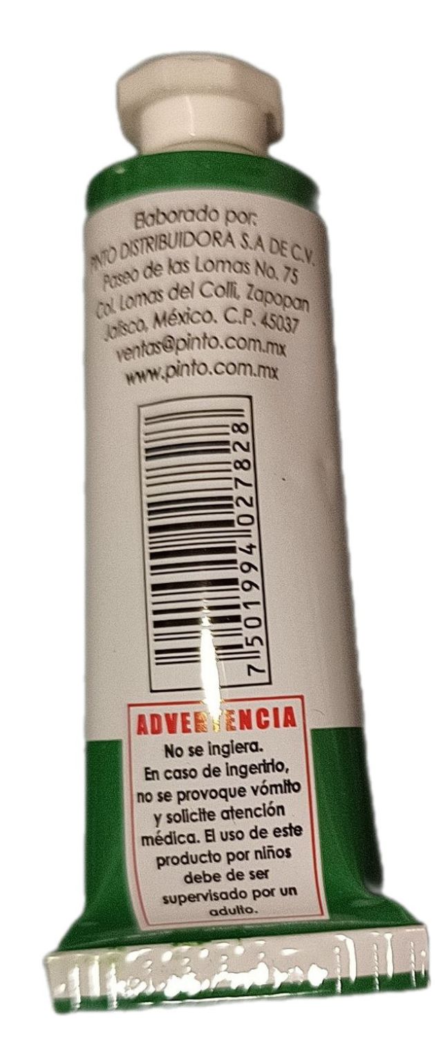 Color Verde hoja 534, Tubo de oleo de 37 ml Marca Pinto, serie ACADEMIA