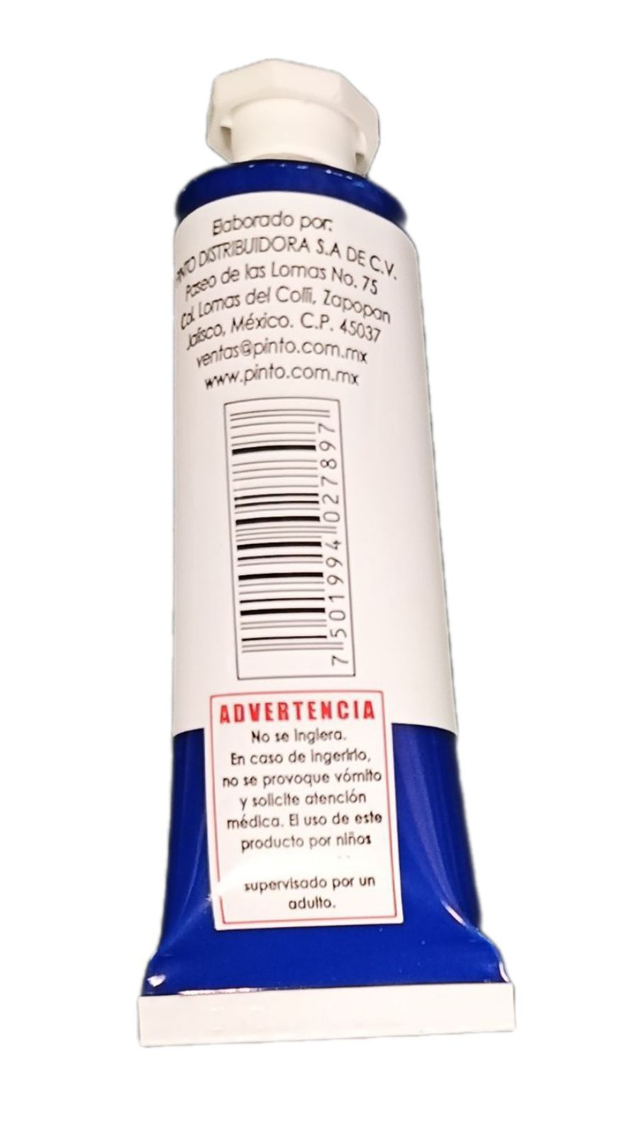 Color Azul Cobalto 544, Tubo de oleo de 37 ml Marca Pinto, serie ACADEMIA