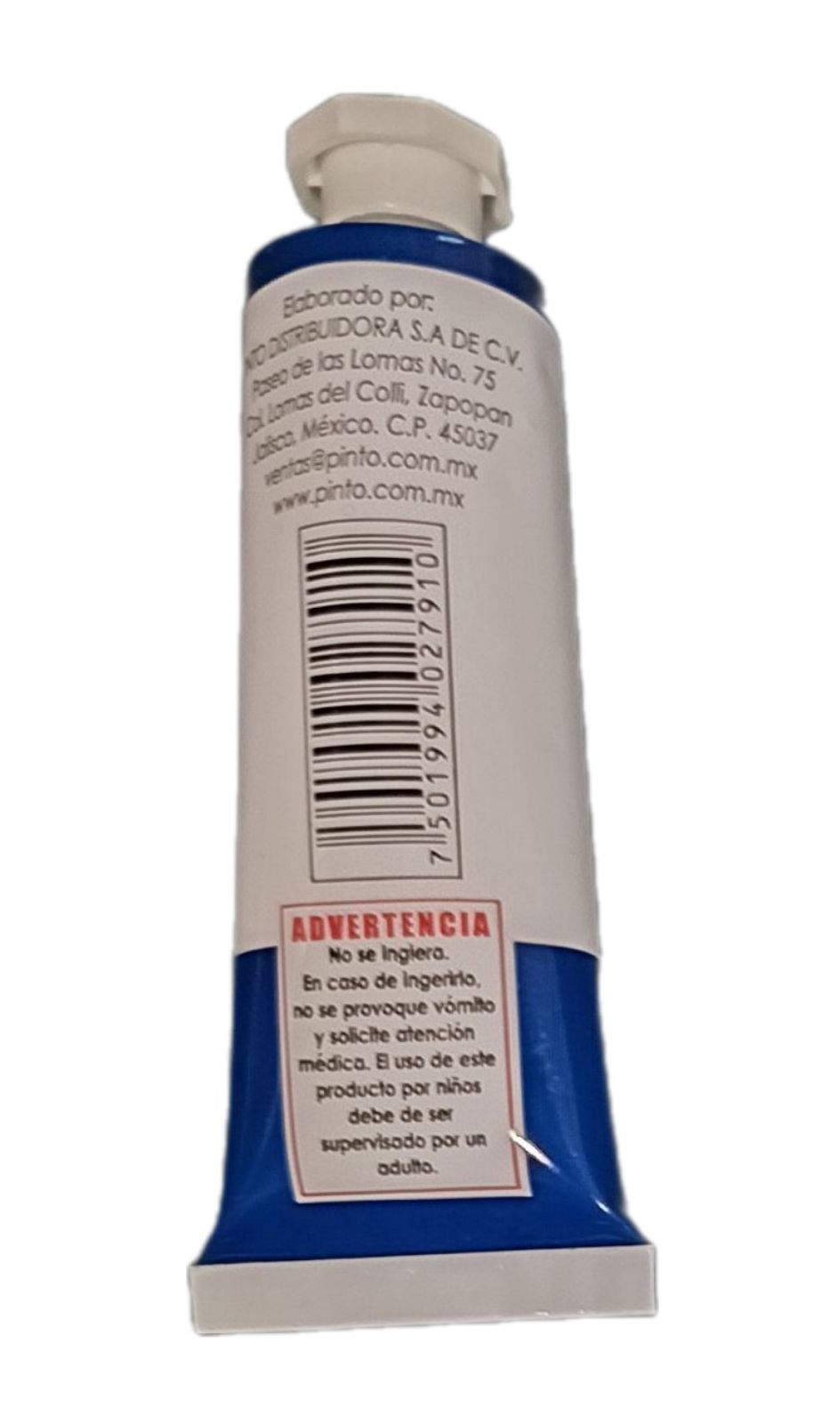Color Azul Cyan 546, Tubo de oleo de 37 ml Marca Pinto, serie ACADEMIA