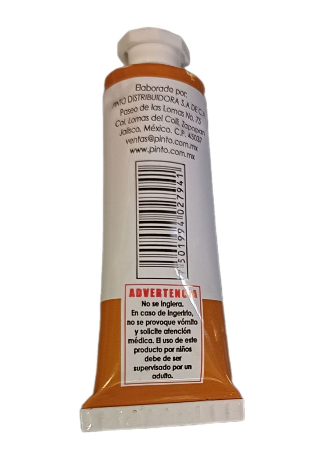 Color Amarillo Ocre 552, Tubo de oleo de 37 ml Marca Pinto, serie ACADEMIA